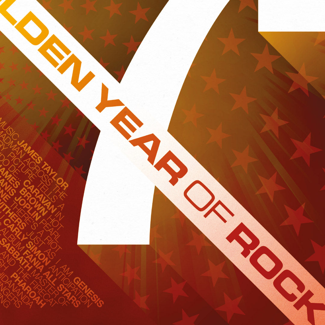 1971 – The Golden Year of Rock – Poster Print – Limited Edition Of Only 100
