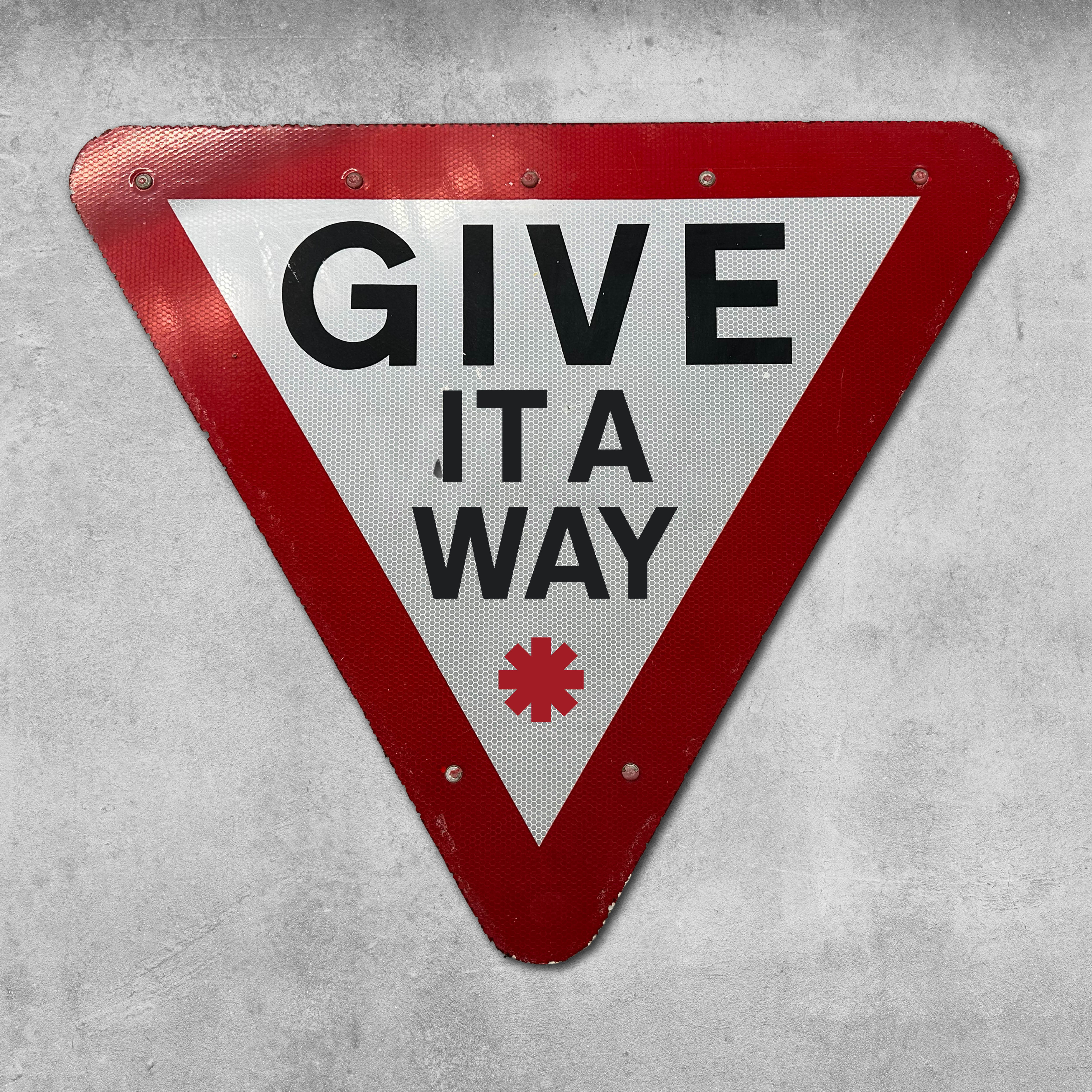 Original Rock'n'Road Sign - Give It A Way