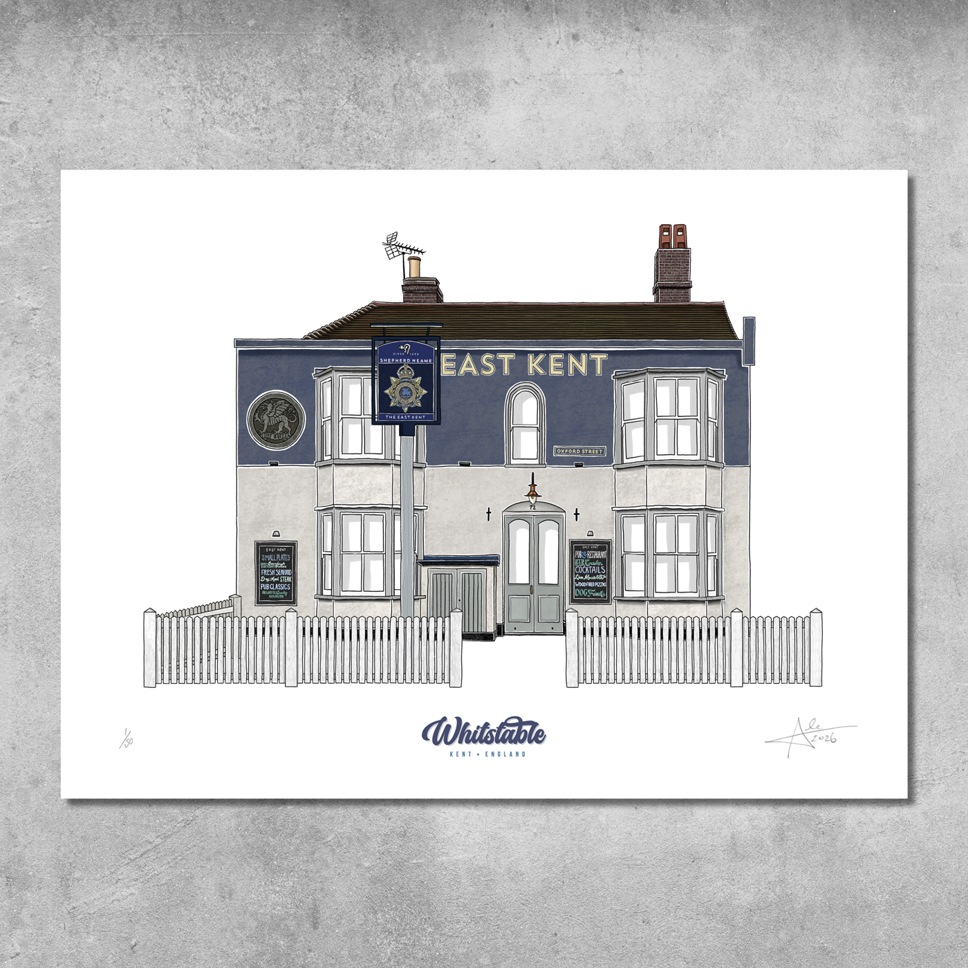 East Kent - Limited Edition of 50 – A3 Colour Prints