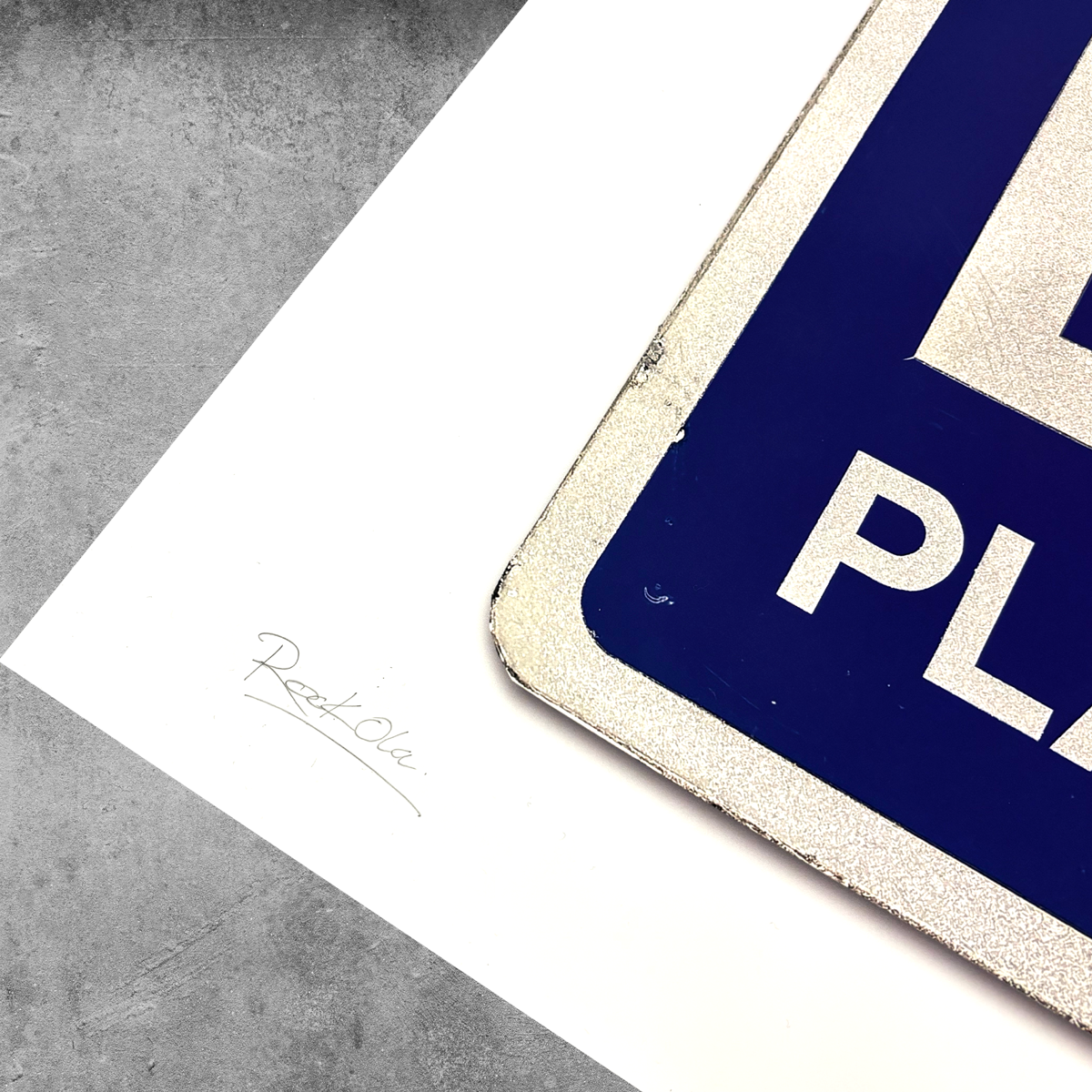 Rock'n'Road Sign Print - Exit Planet Dust - Limited Edition of 25