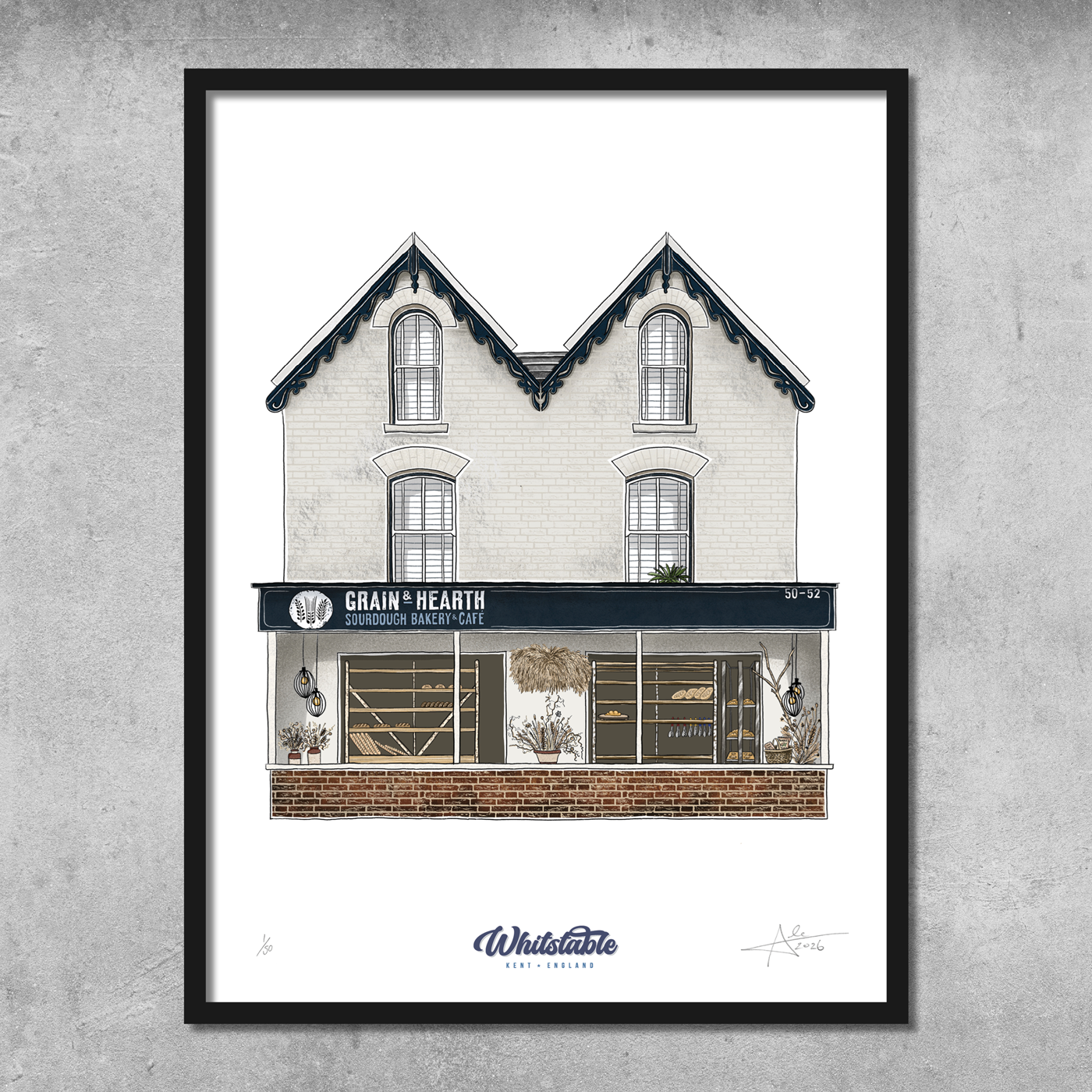 Grain & Hearth Bakery - Limited Edition of 50 - A3 Colour Prints