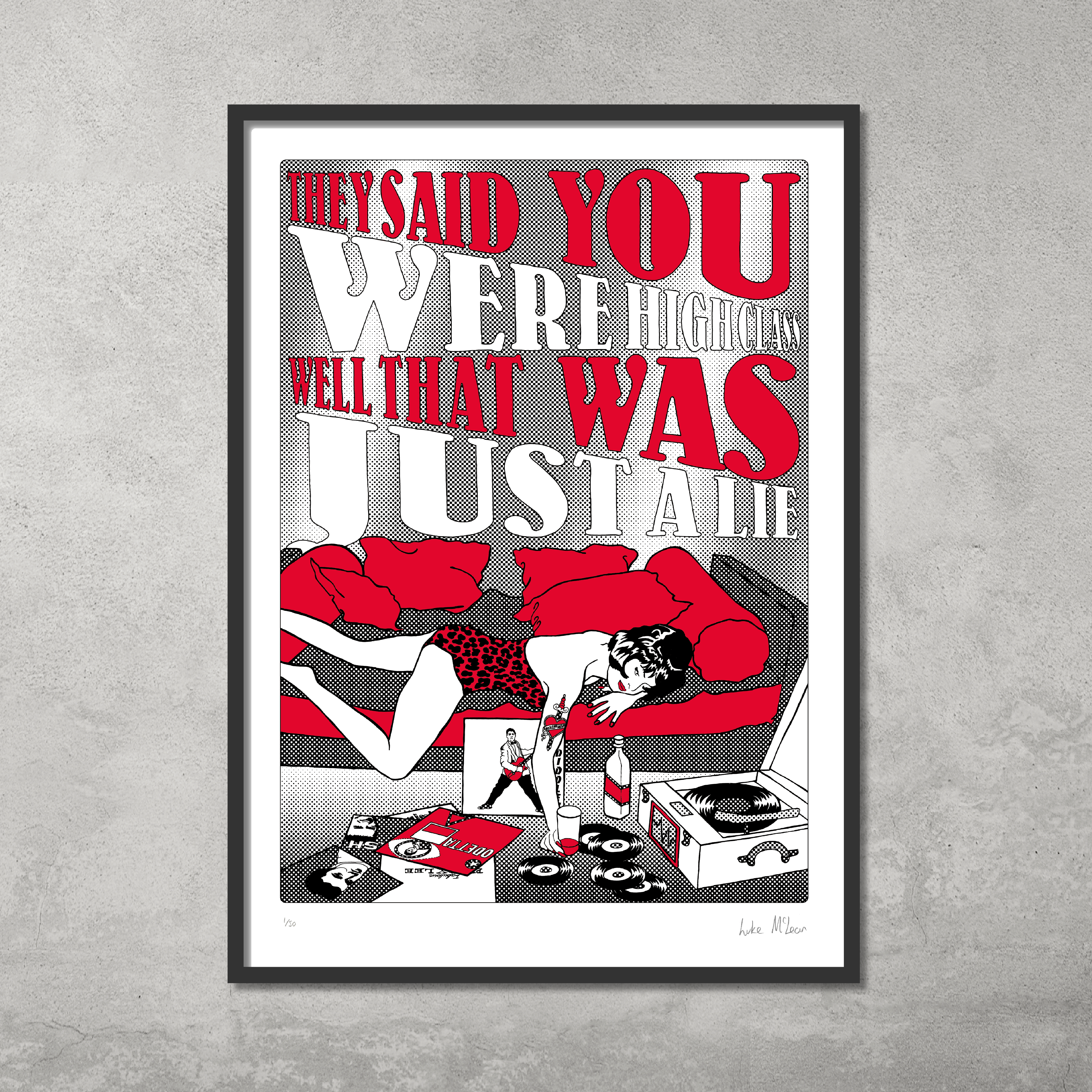 Hound Dog Print - Limited Edition of Only 50