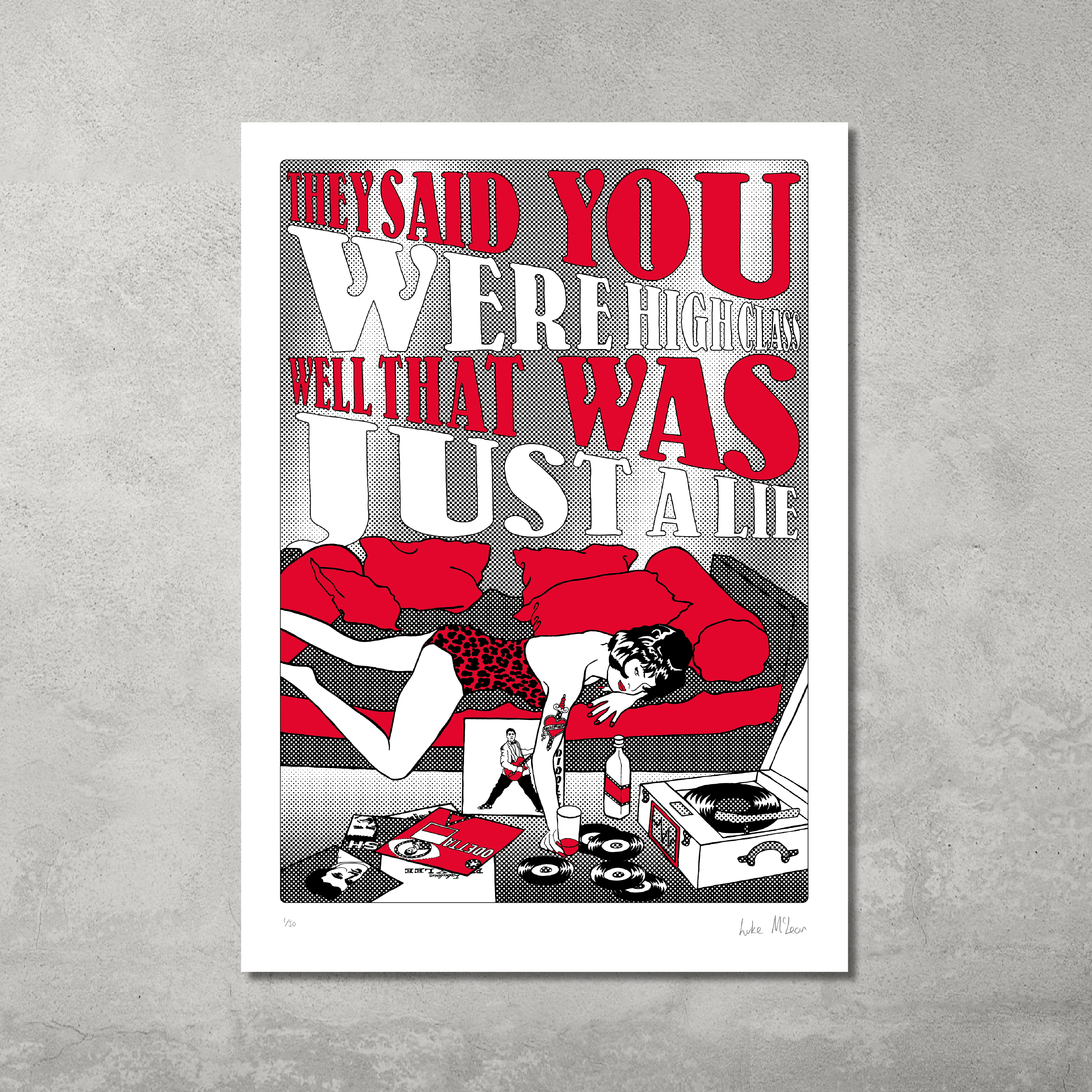 Hound Dog Print - Limited Edition of Only 50