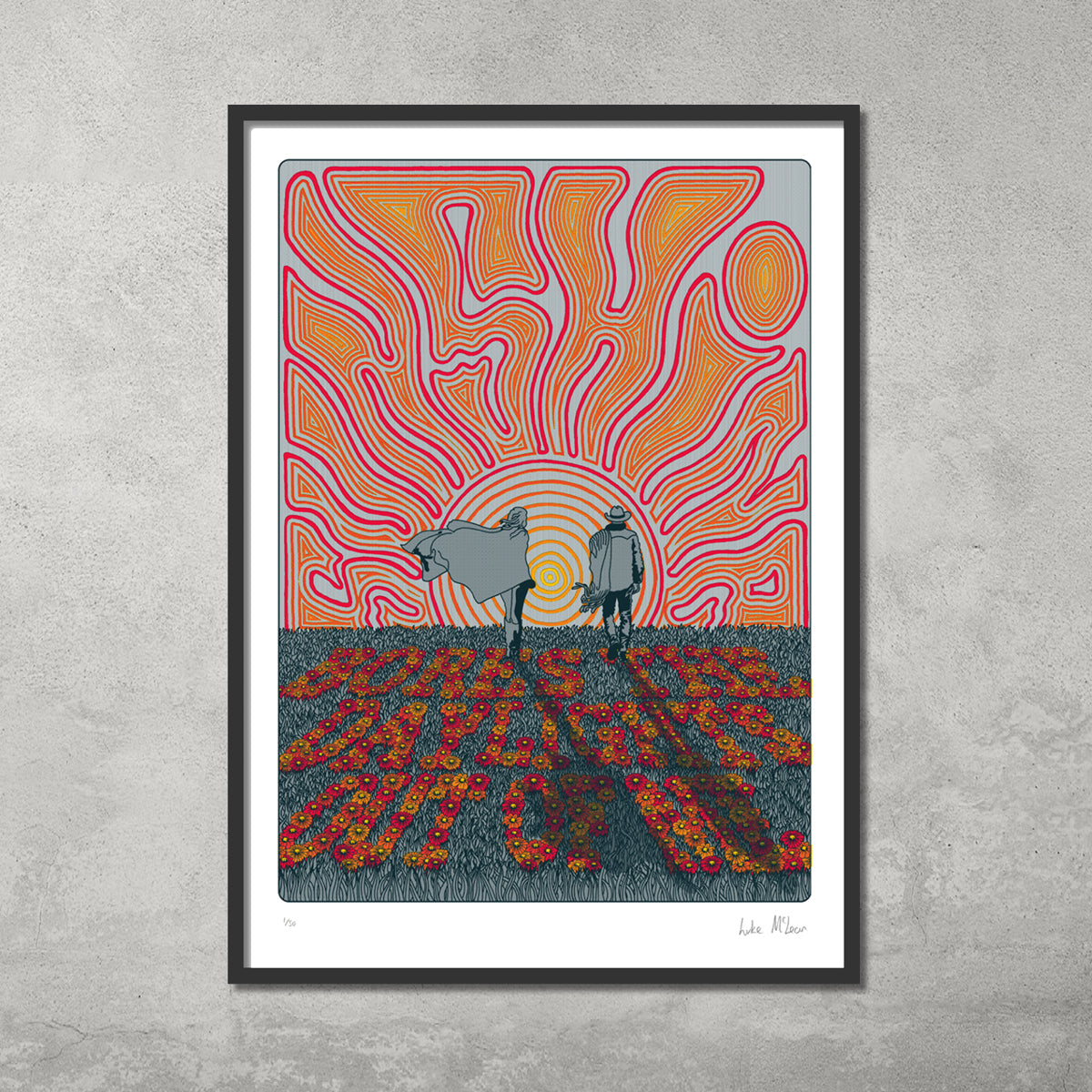 Sunshine Bores the Daylights Out of Me Print - Limited Edition of Only 50