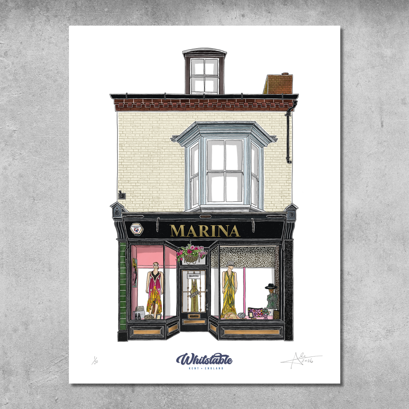 Marina - Limited Edition of 50 - A3 Colour Prints