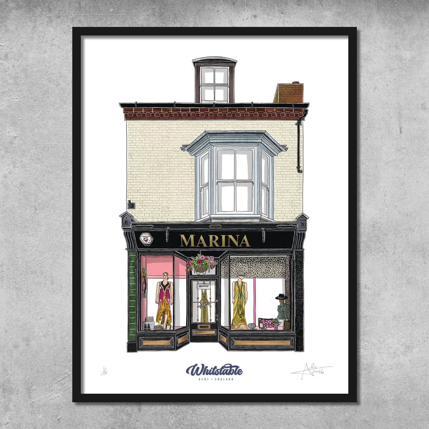 Marina - Limited Edition of 50 - A3 Colour Prints