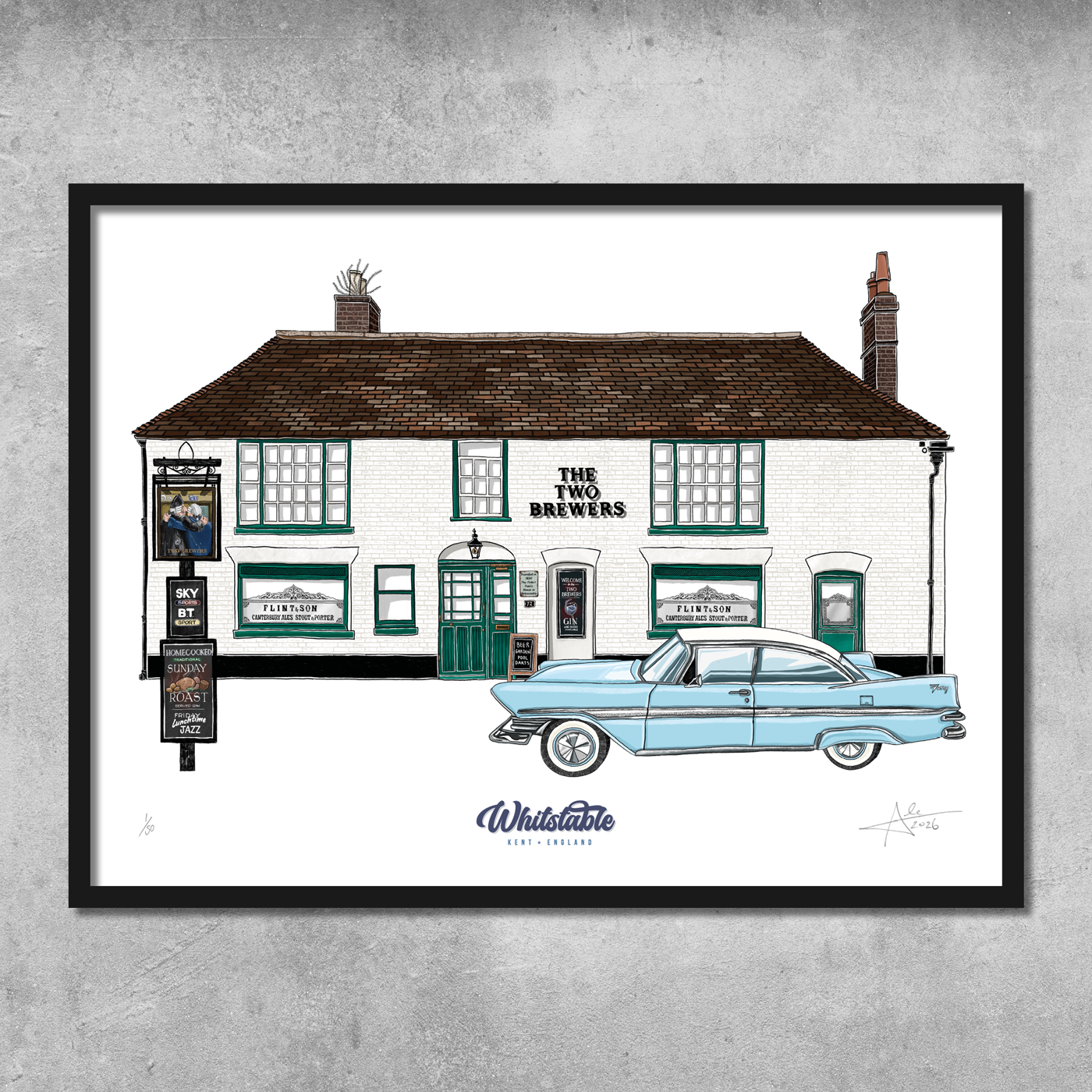 The Two Brewers - Limited Edition of 50 – A3 Colour Prints