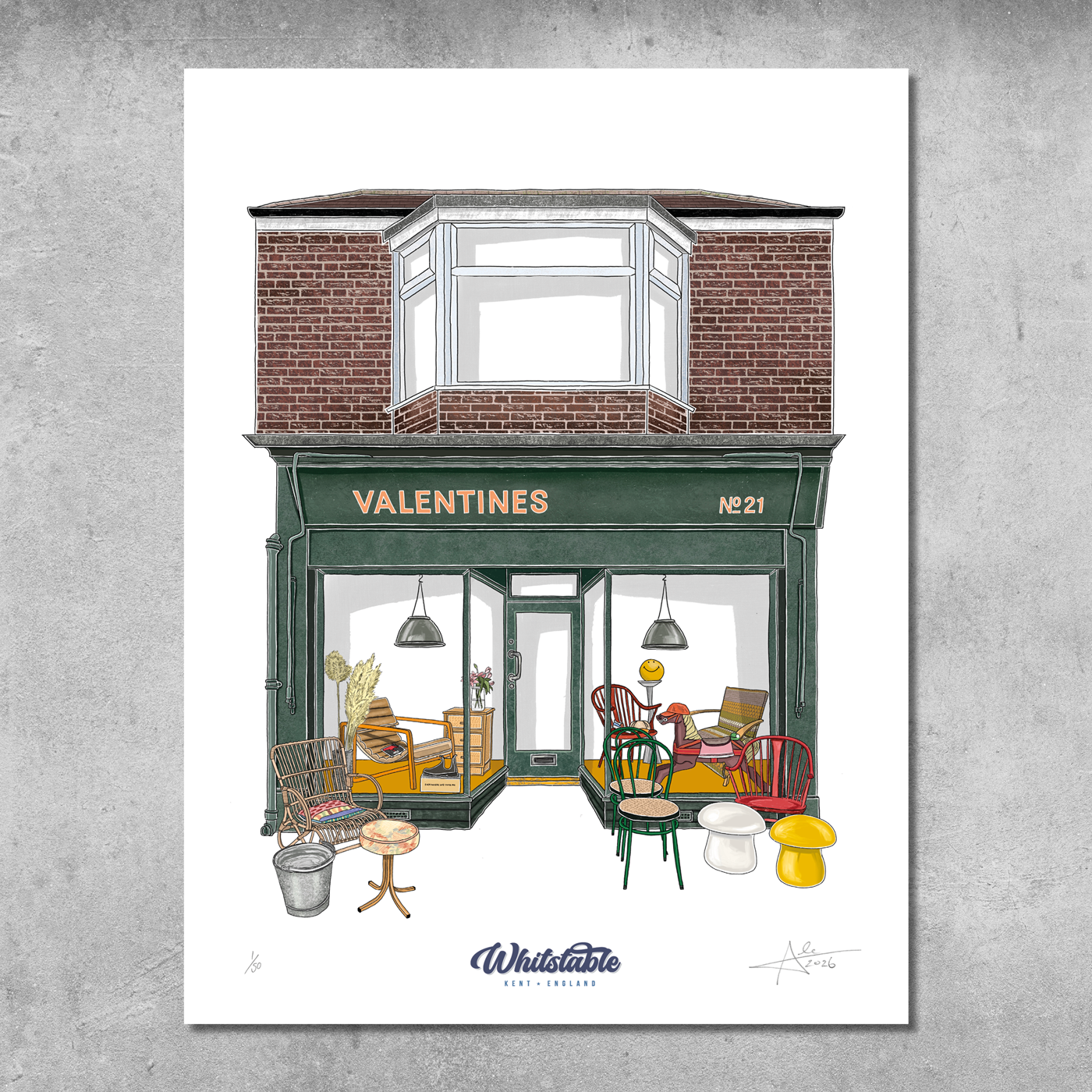 Valentines Vintage - Limited Edition of 50 – A3 Colour Prints