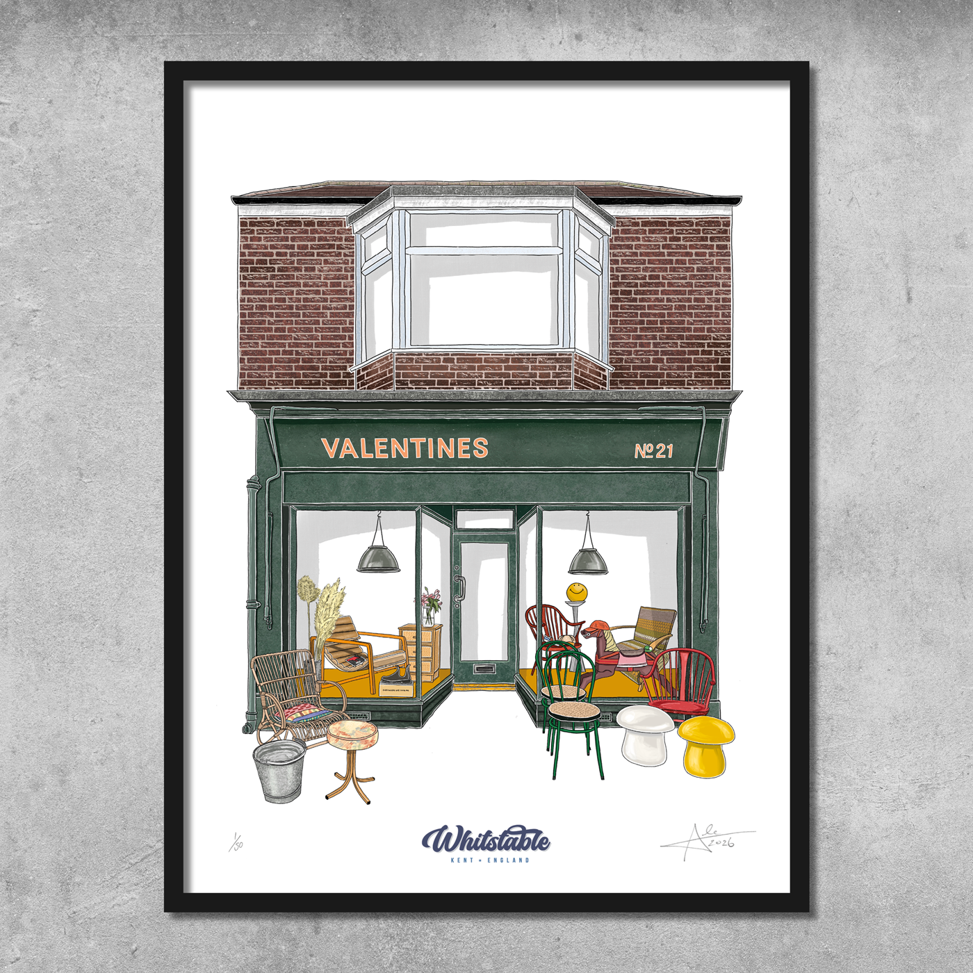 Valentines Vintage - Limited Edition of 50 – A3 Colour Prints