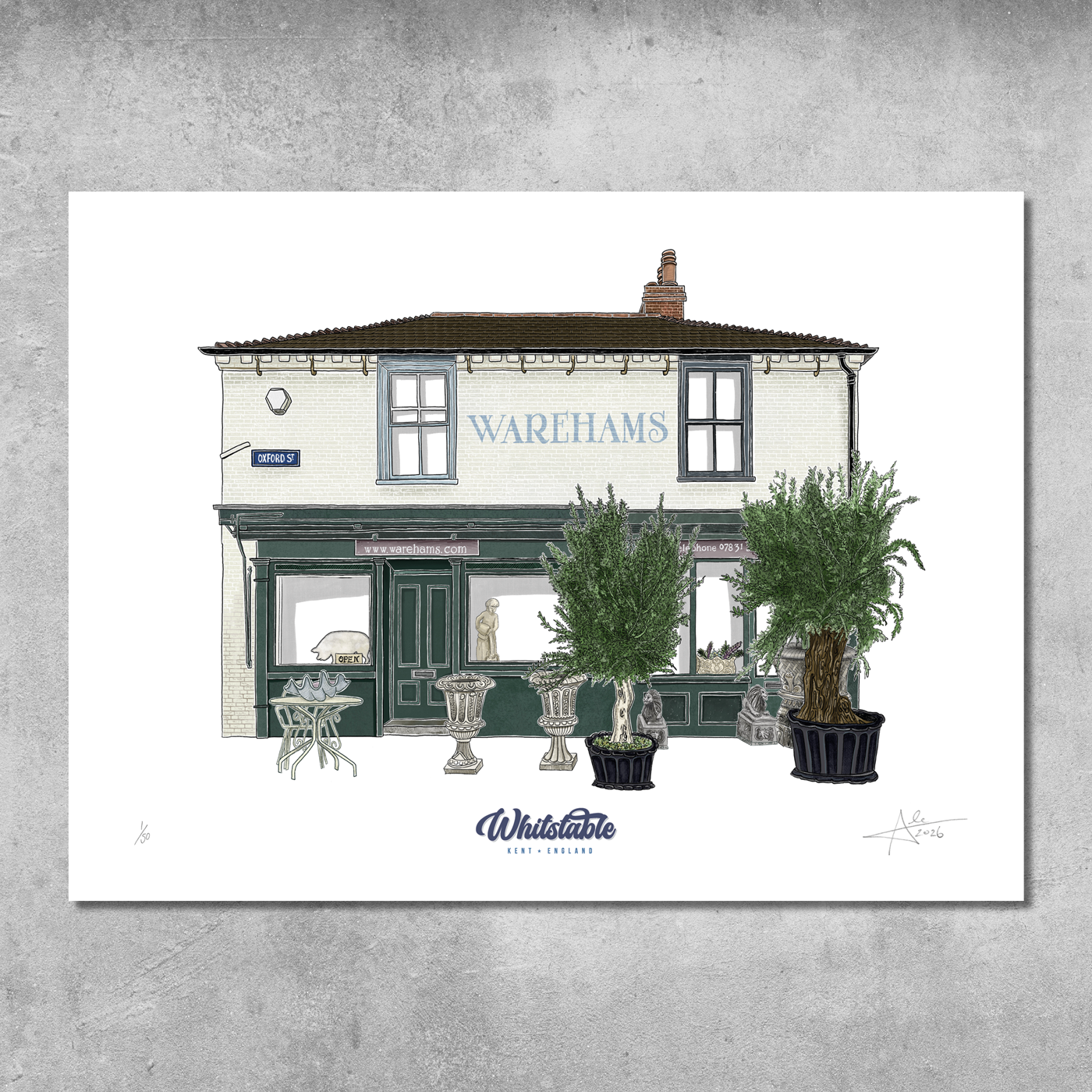 Warehams - Limited Edition of 50 – A3 Colour Prints