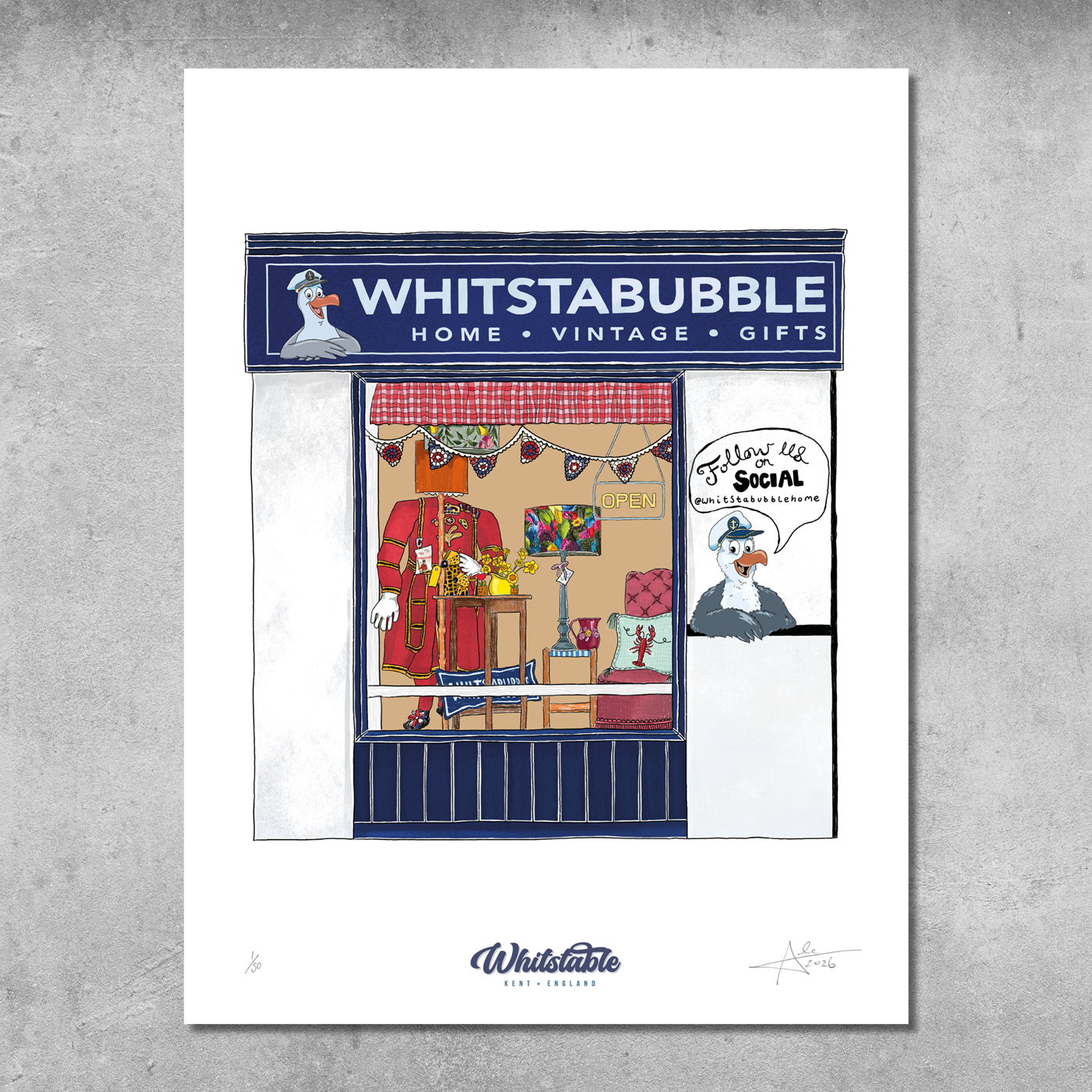 Whitstabubble - Limited Edition of 50 – A3 Colour Prints