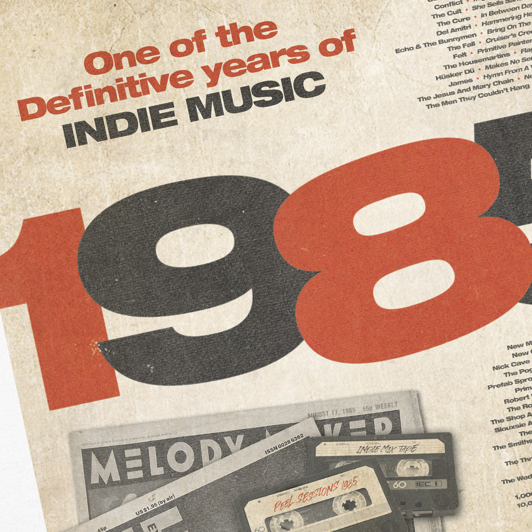 1985 – Eines der prägenden Jahre der Indie-Musik – Limitierte Auflage von nur 100 Stück