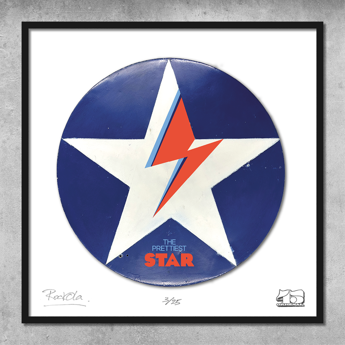 Rock'n'Road Sign Print - Don't Stop Thinking About Tomorrow - Édition limitée à 25 exemplaires