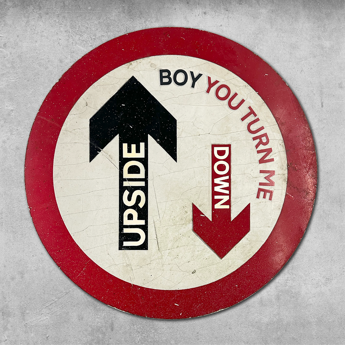 Original Rock'n'Road Sign - Upside Down