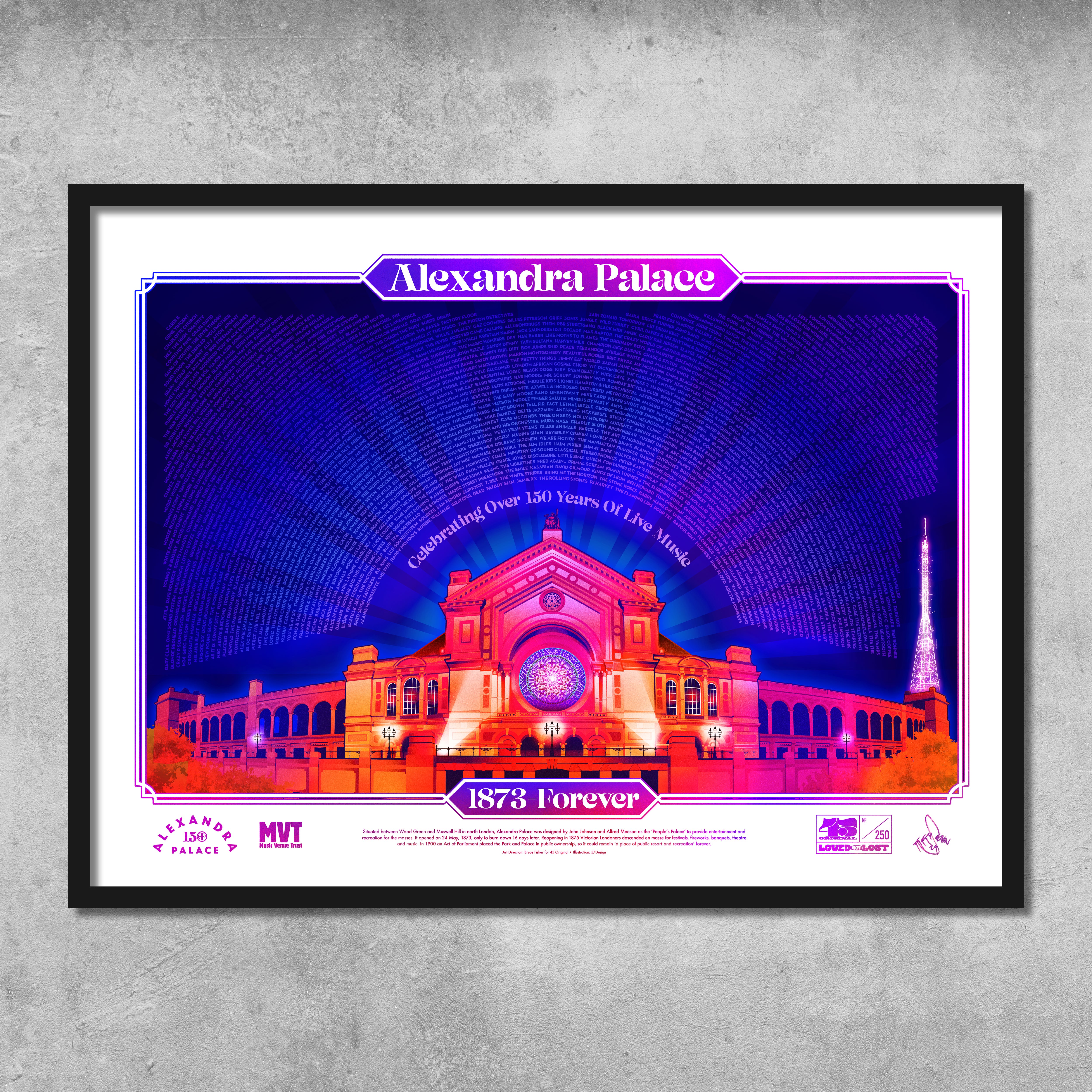 Alexandra Palace 'Technicolor' Poster Print - Limited Edition