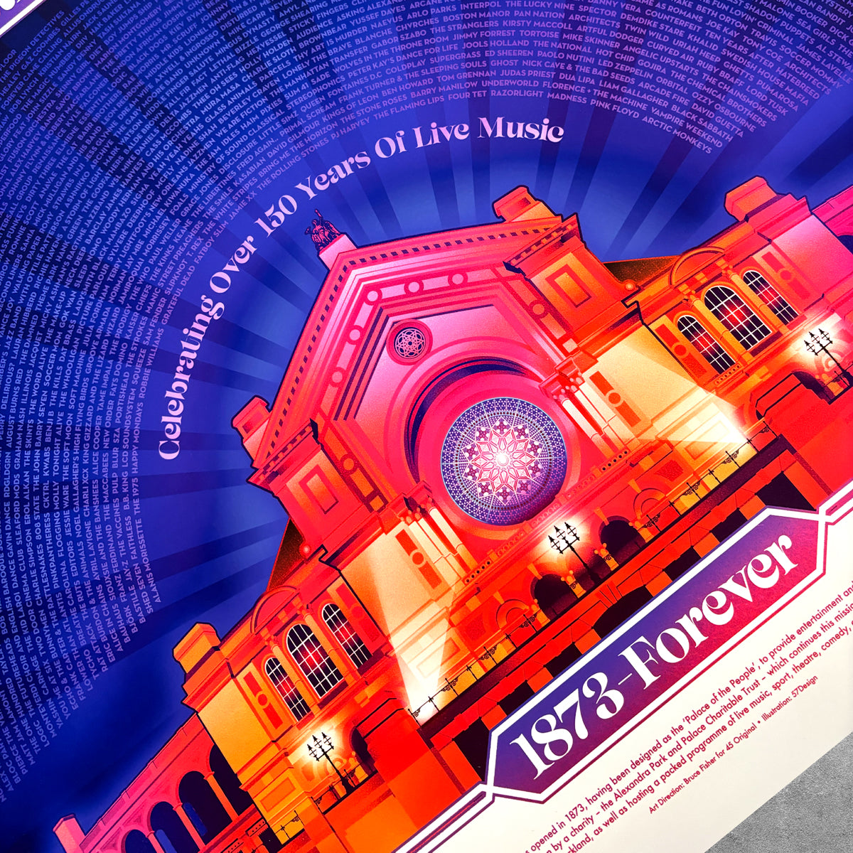 Alexandra Palace 'Technicolor' Poster Print - Limited Edition