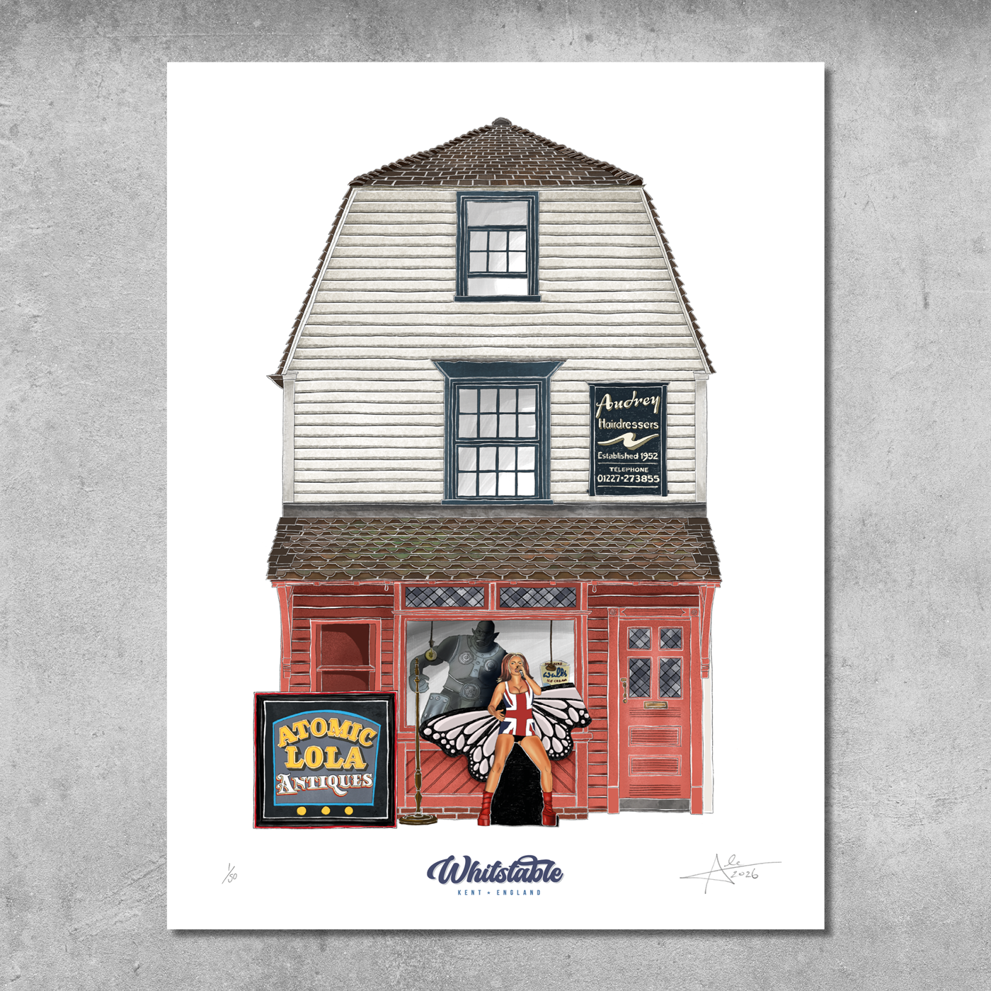 Atomic Lola - Limited Edition of 50 – A3 Colour Prints