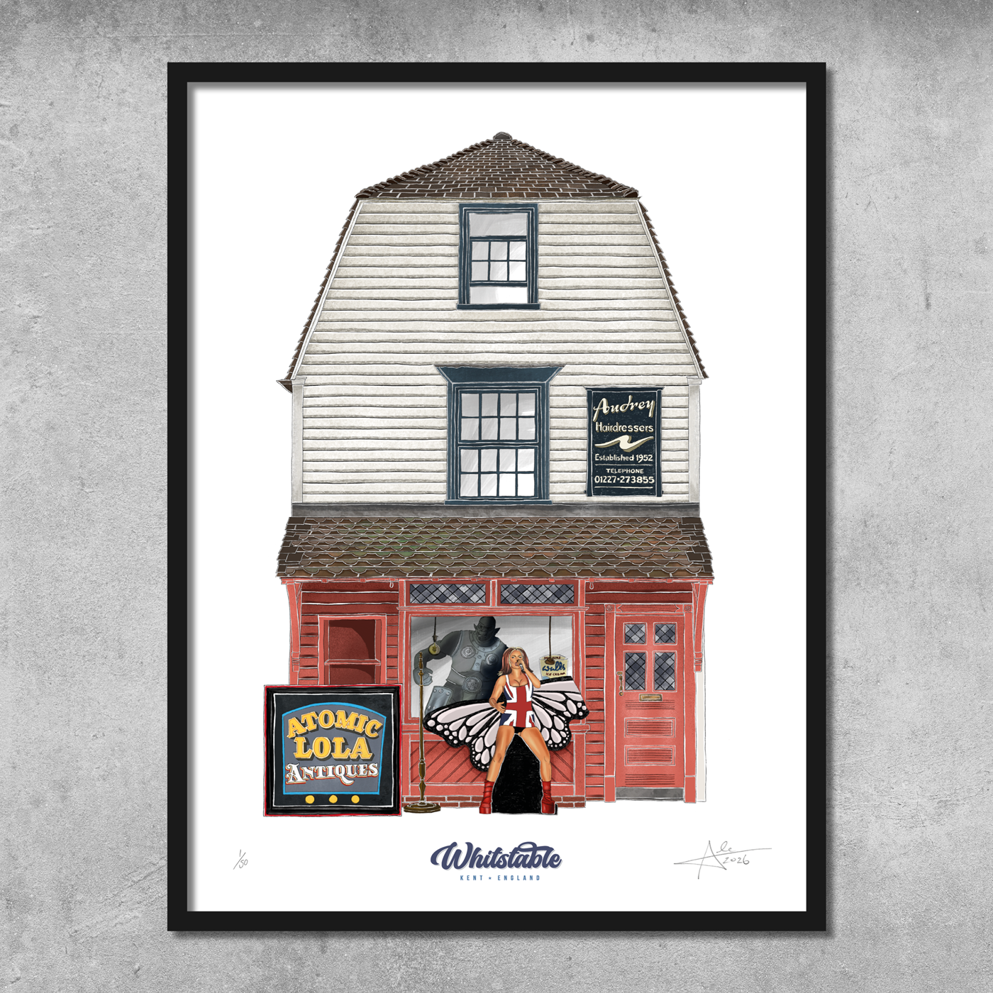 Atomic Lola - Limited Edition of 50 – A3 Colour Prints