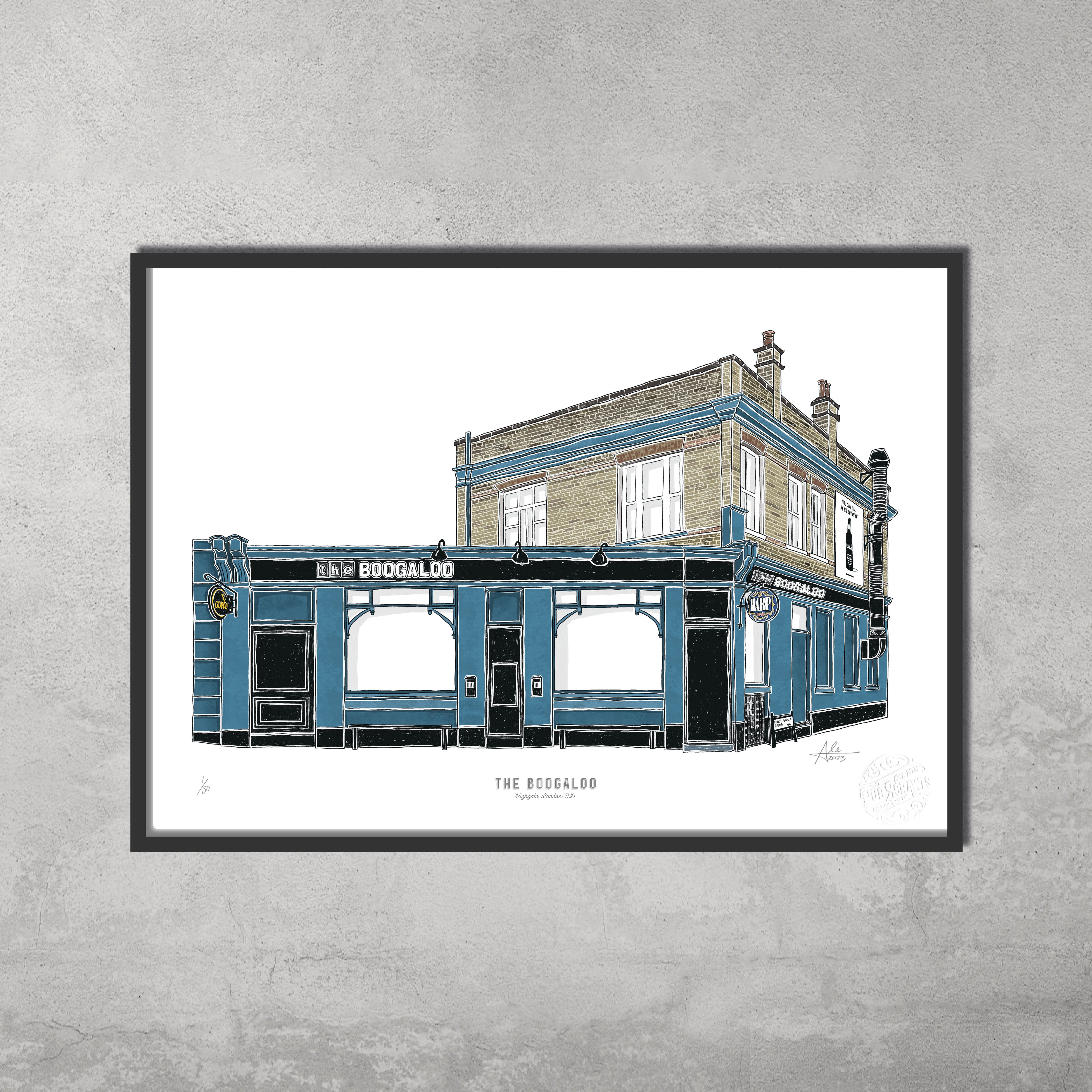 The Boogaloo – Limited Edition of 50 – A3 Colour Prints