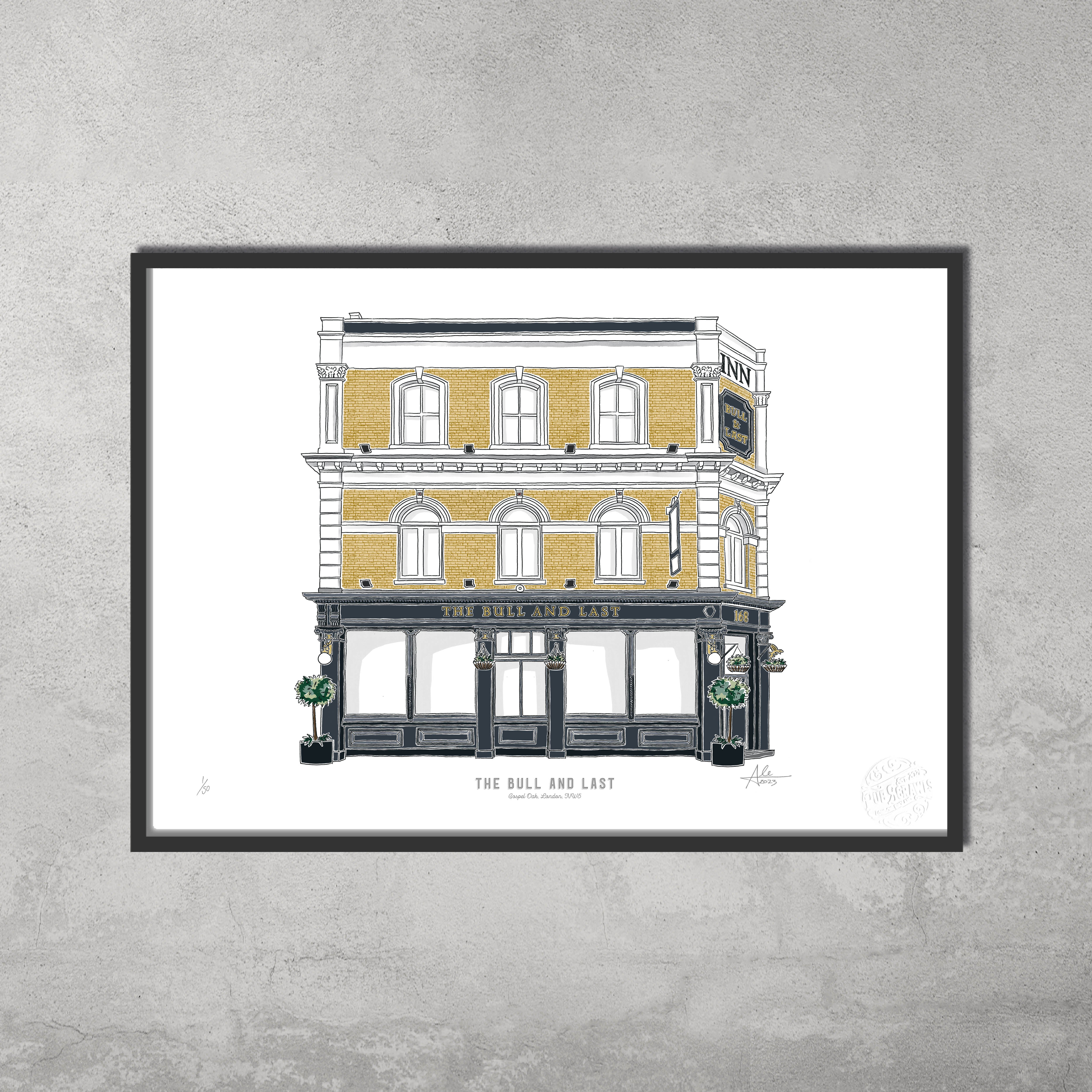 The Bull & Last – Limited Edition of 50 – A3 Colour Prints