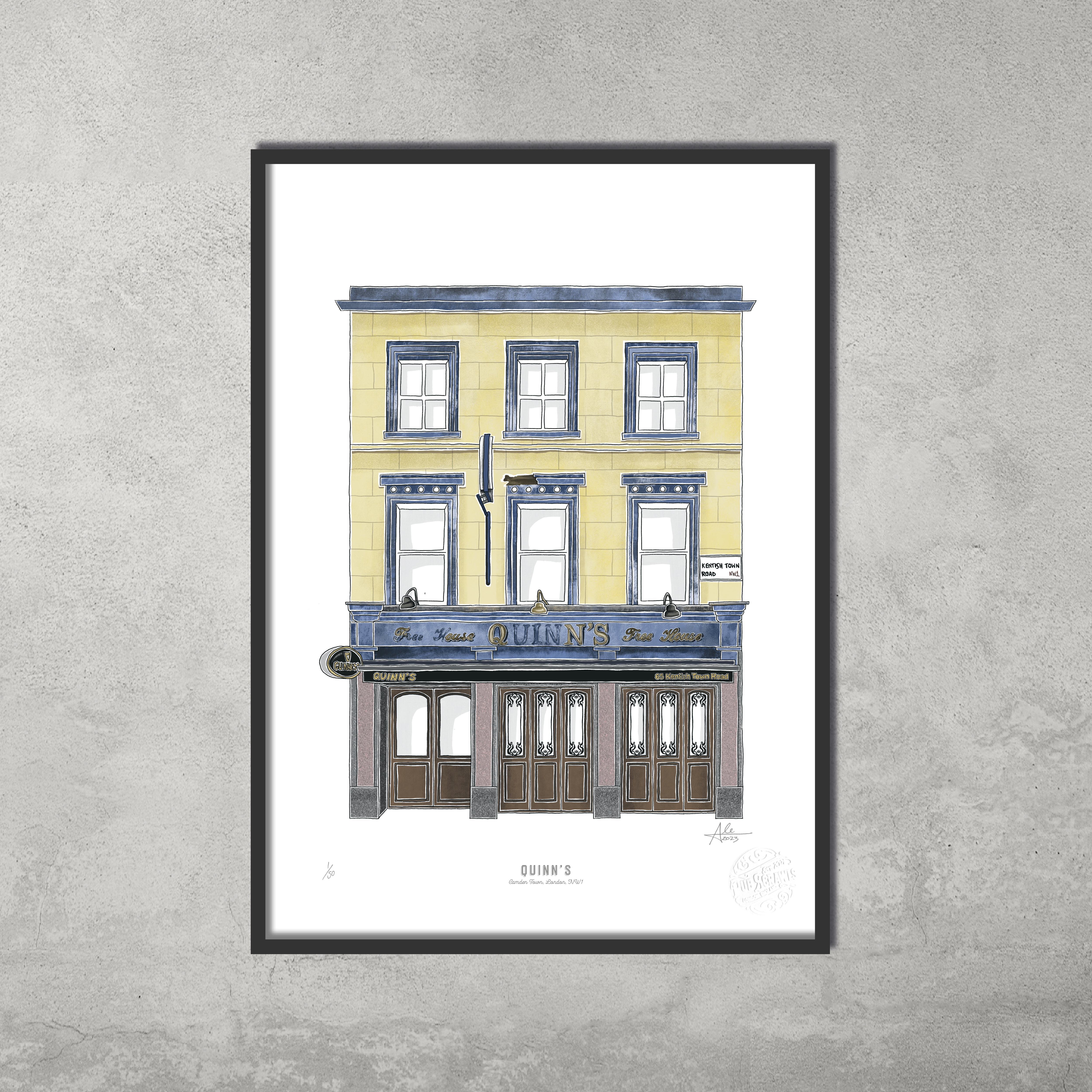 Quinn's – Limited Edition of 50 – A3 Colour Prints