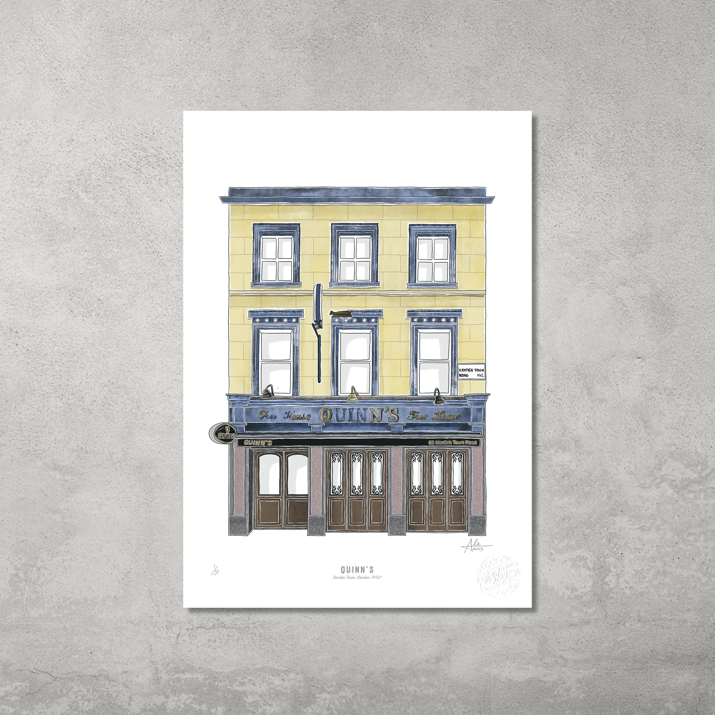 Quinn's – Limited Edition of 50 – A3 Colour Prints