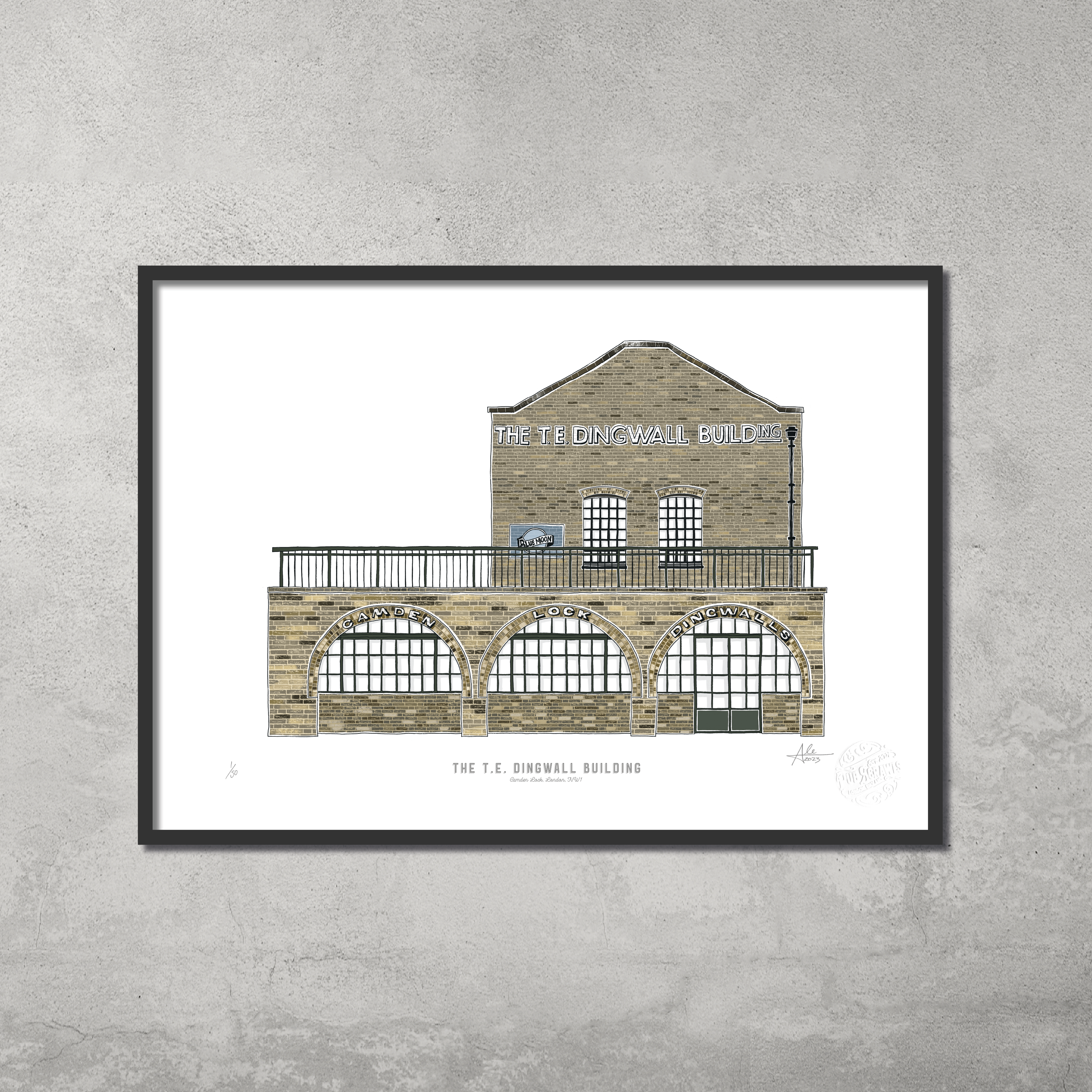 The T.E Dingwall Building – Limited Edition of 50 – A3 Colour Prints