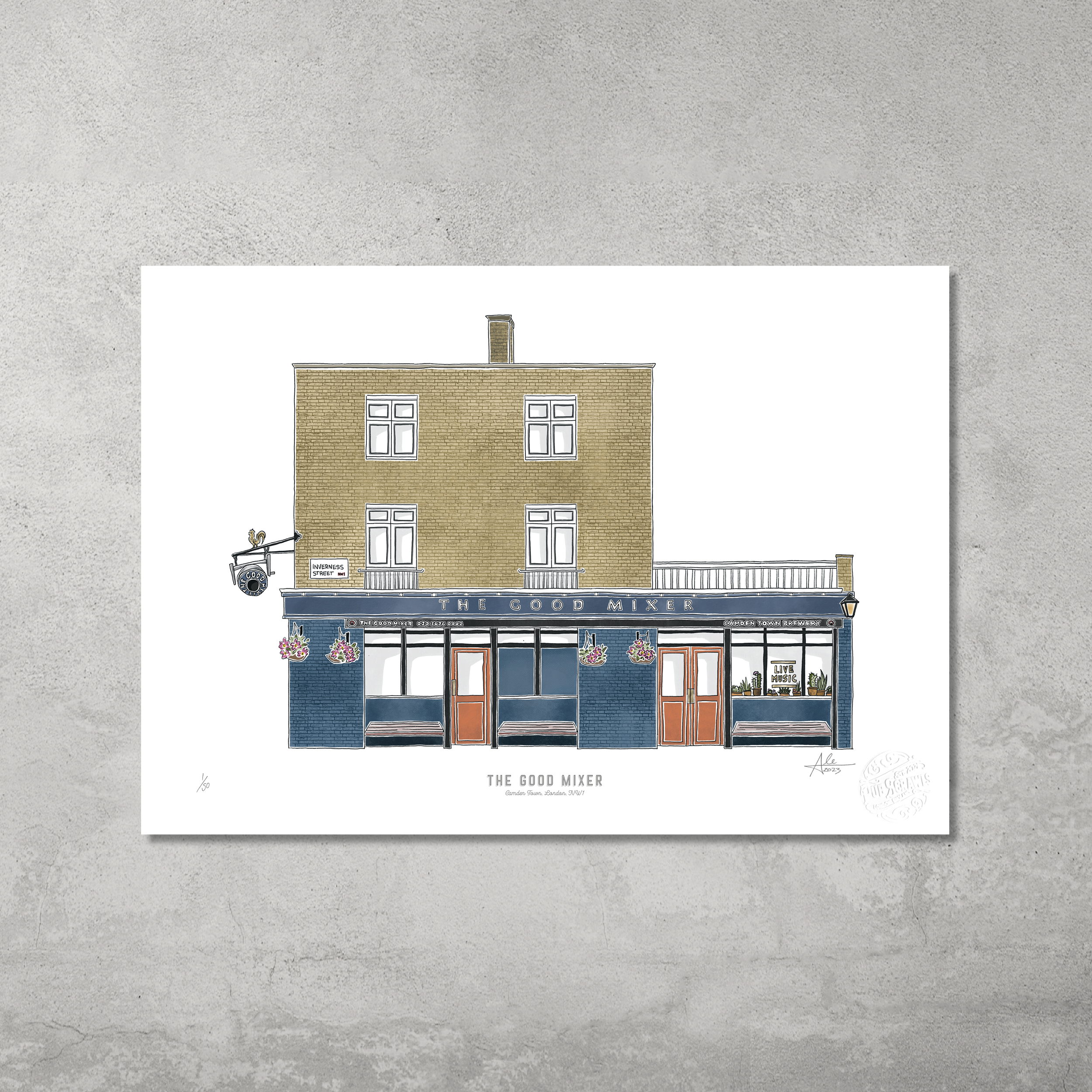 The Good Mixer – Limited Edition of 50 – A3 Colour Prints