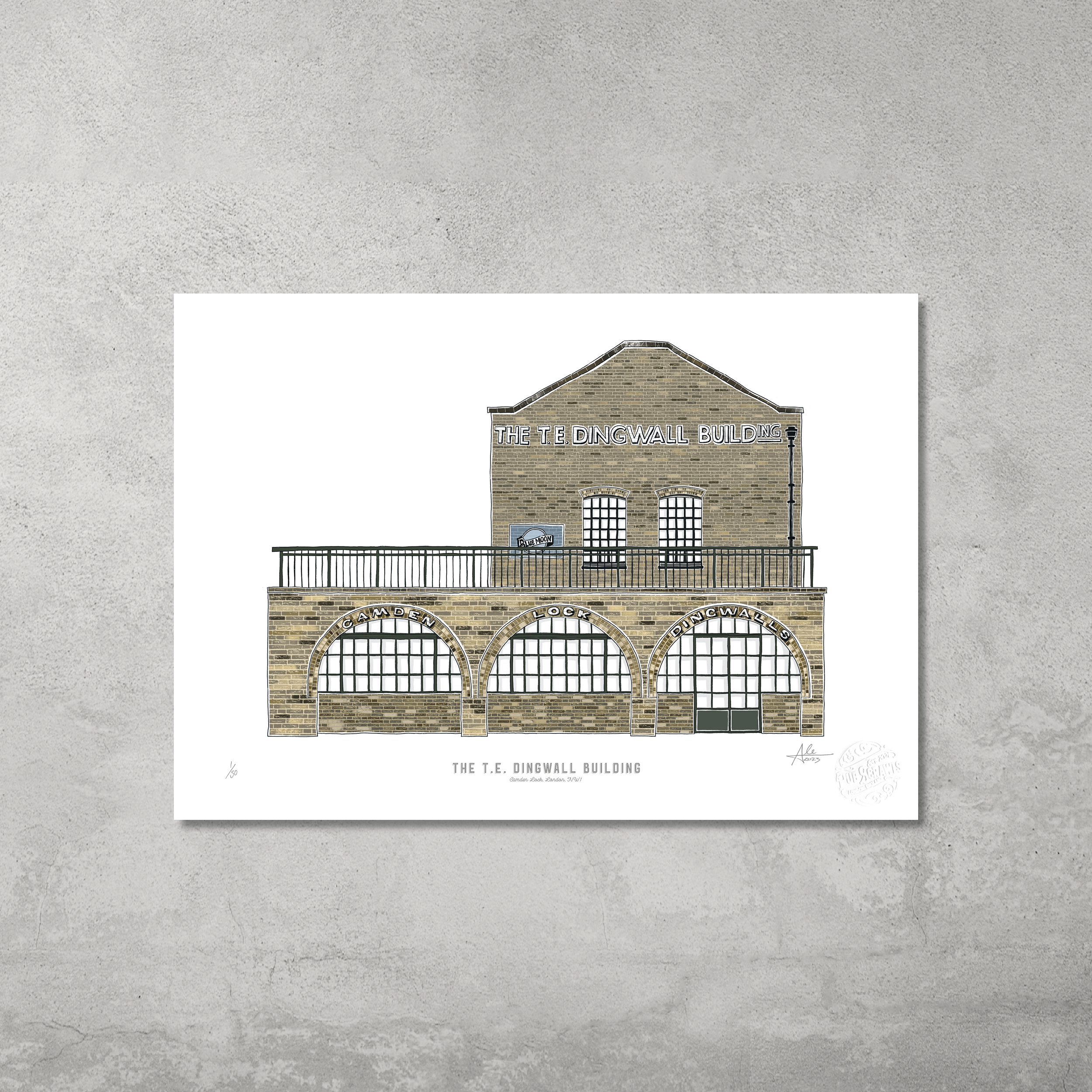 The T.E Dingwall Building – Limited Edition of 50 – A3 Colour Prints