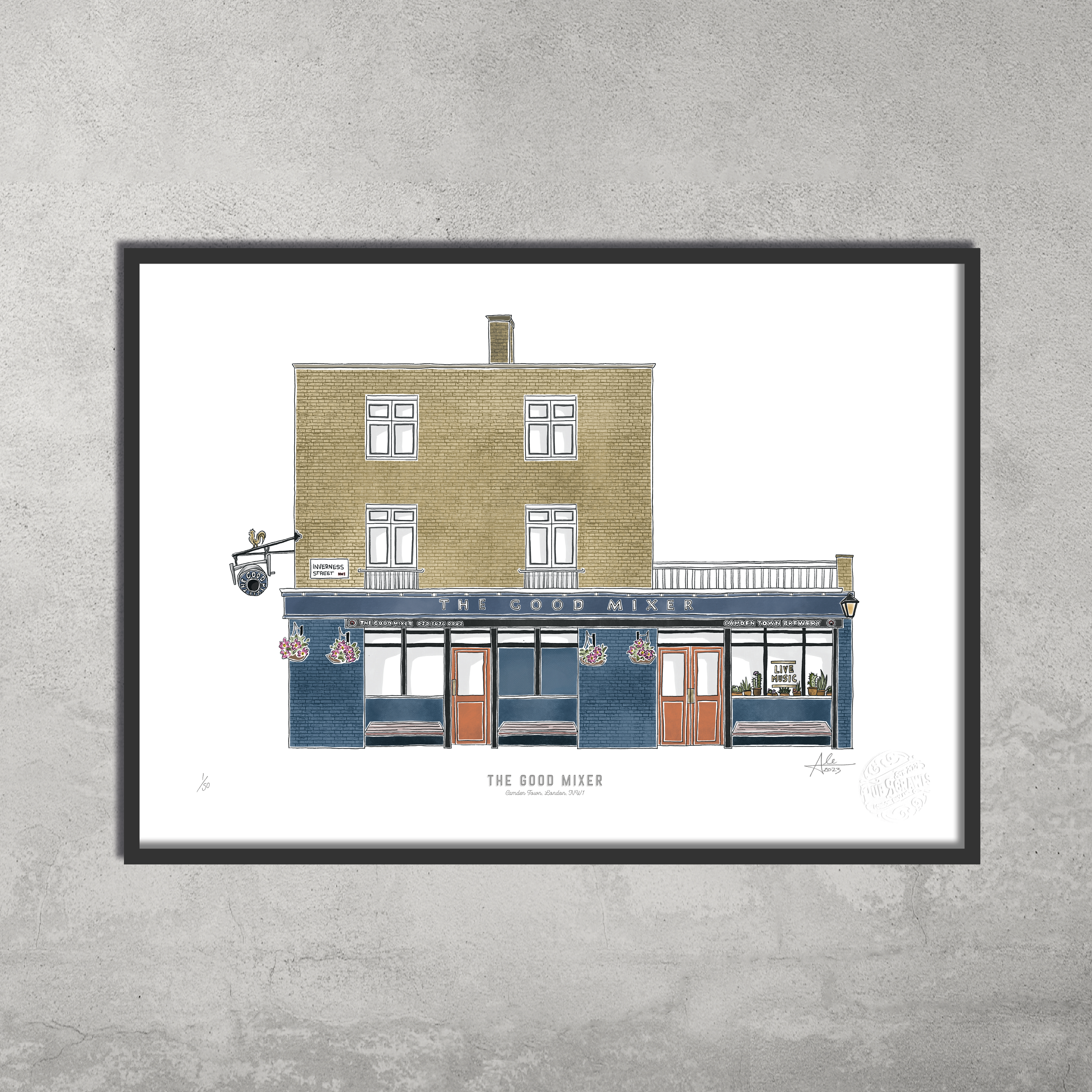 The Good Mixer – Limited Edition of 50 – A3 Colour Prints