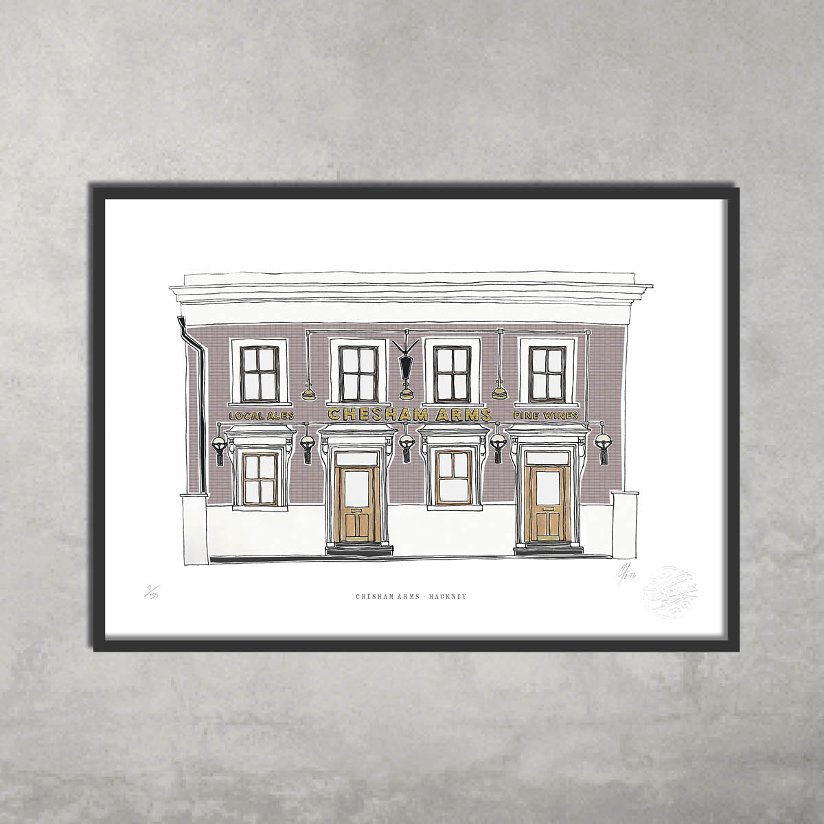 Chesham Arms – Limited Edition of 50 – A3 Colour Prints