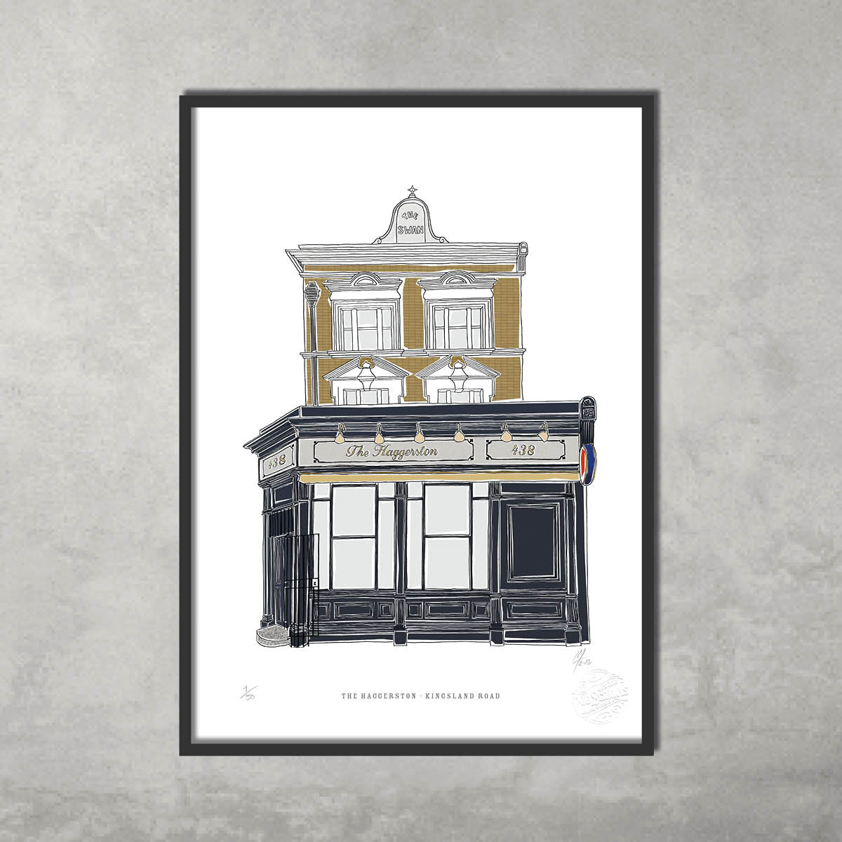 The Haggerston – Limited Edition of 50 – A3 Colour Prints