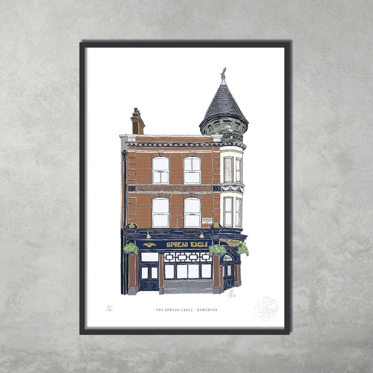 The Spread Eagle – Limited Edition of 50 – A3 Colour Prints