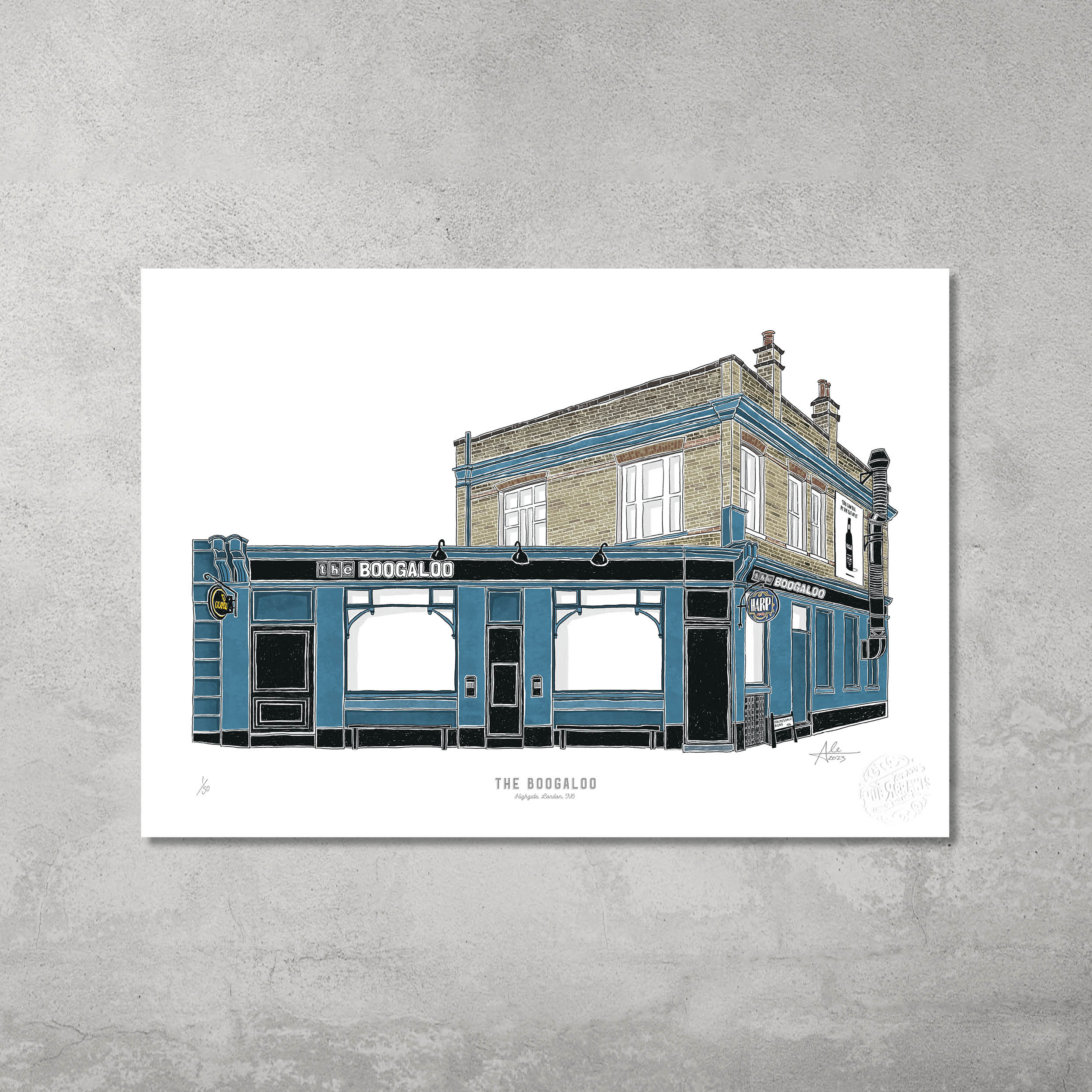 The Boogaloo – Limited Edition of 50 – A3 Colour Prints