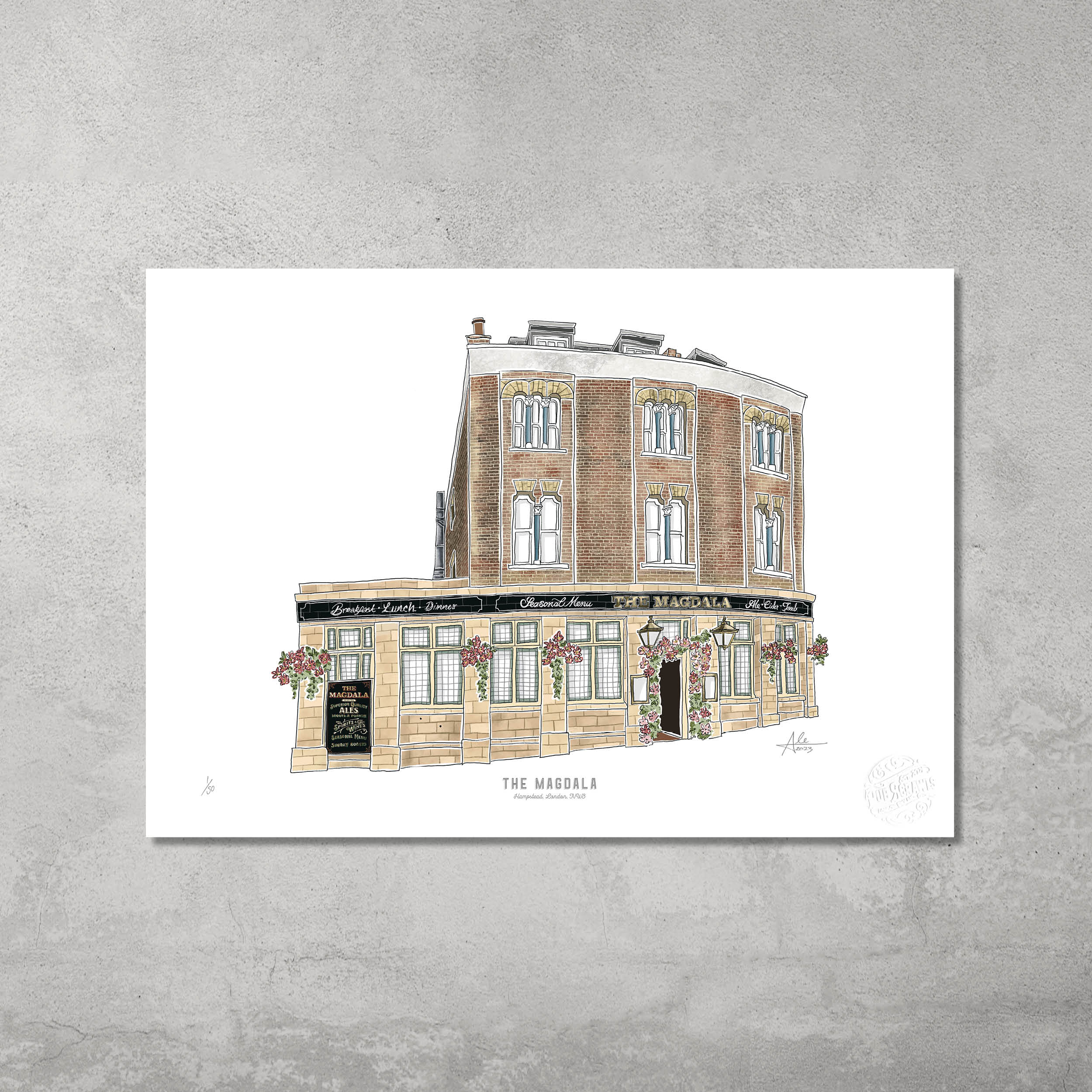 The Magdala – Limited Edition of 50 – A3 Colour Prints