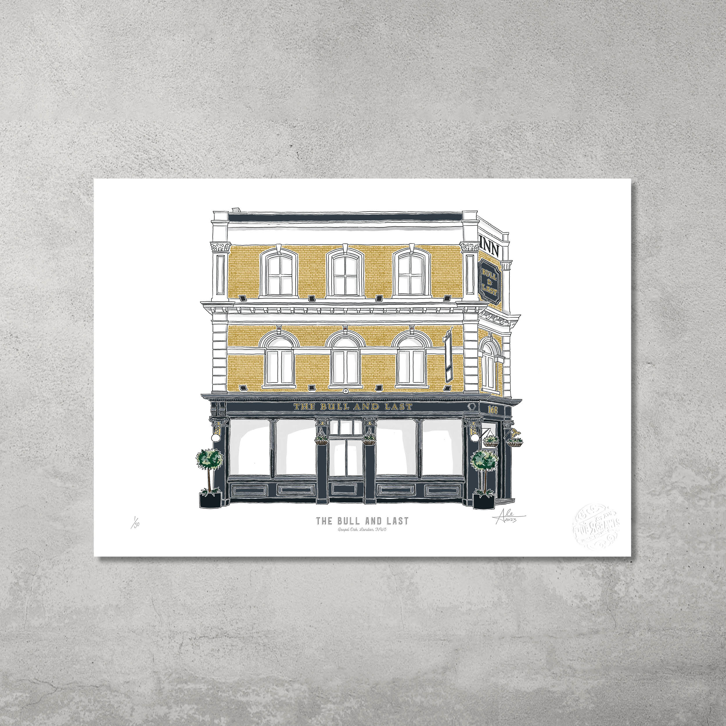 The Bull & Last – Limited Edition of 50 – A3 Colour Prints