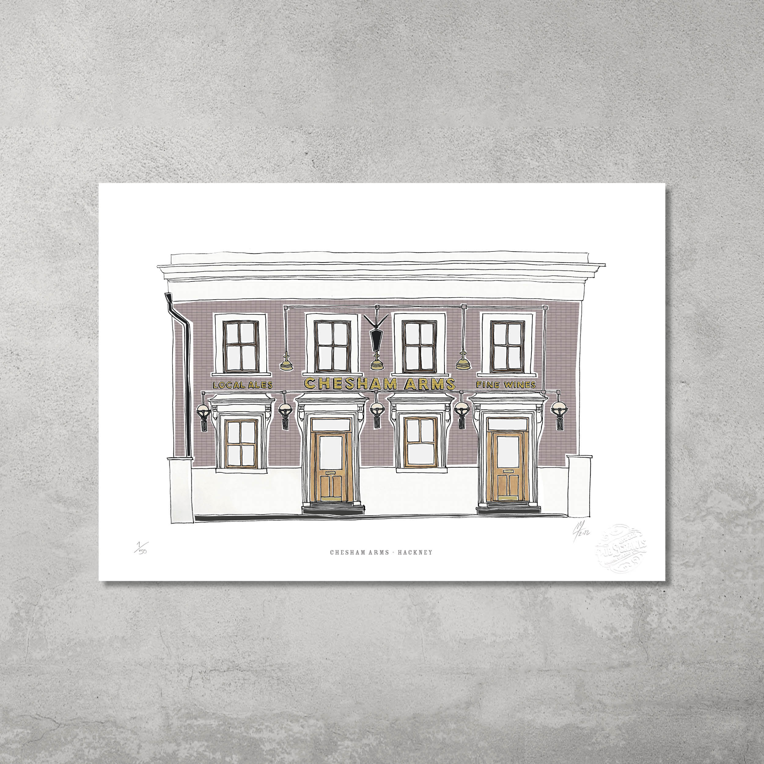 Chesham Arms – Limited Edition of 50 – A3 Colour Prints