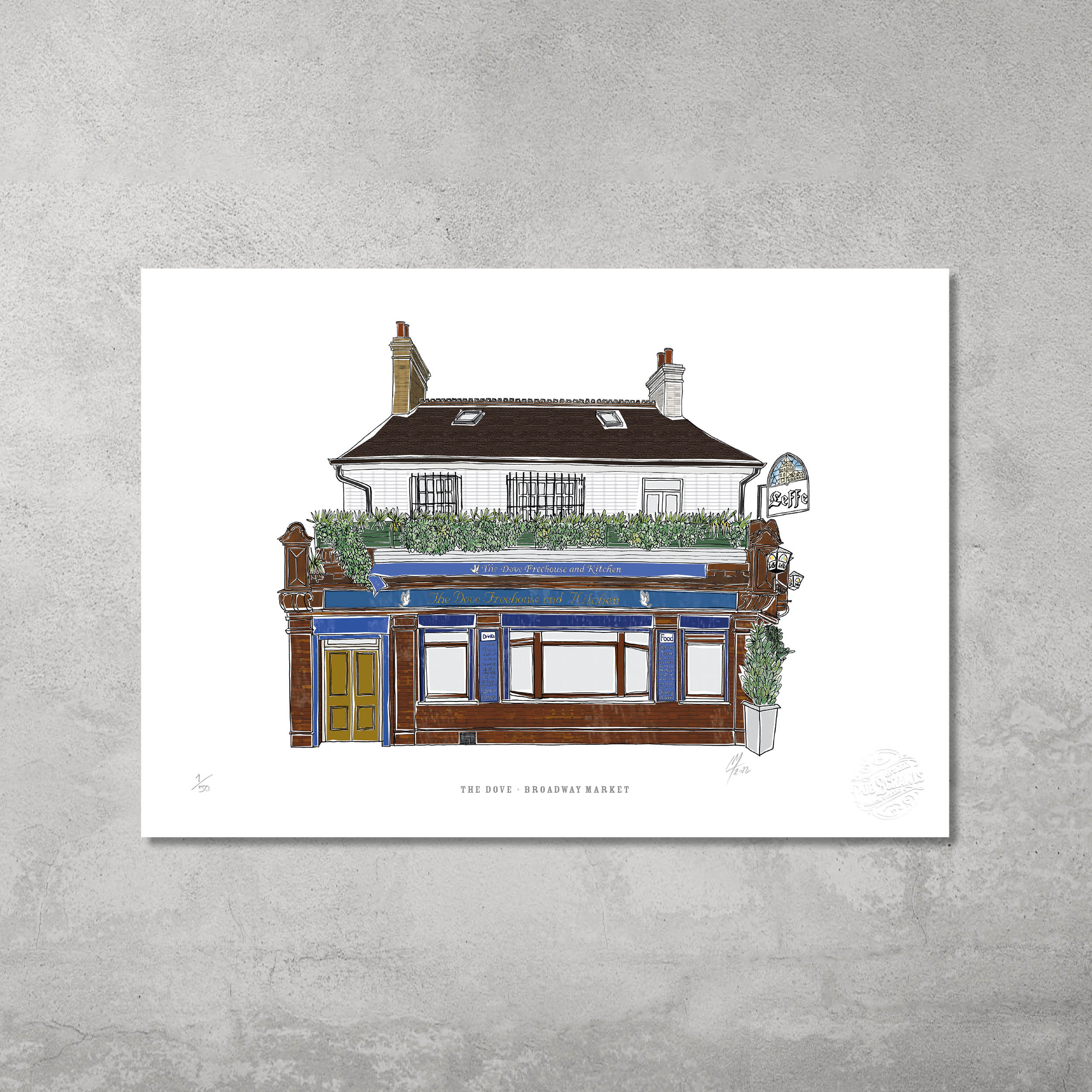 The Dove – Limited Edition of 50 – A3 Colour Prints