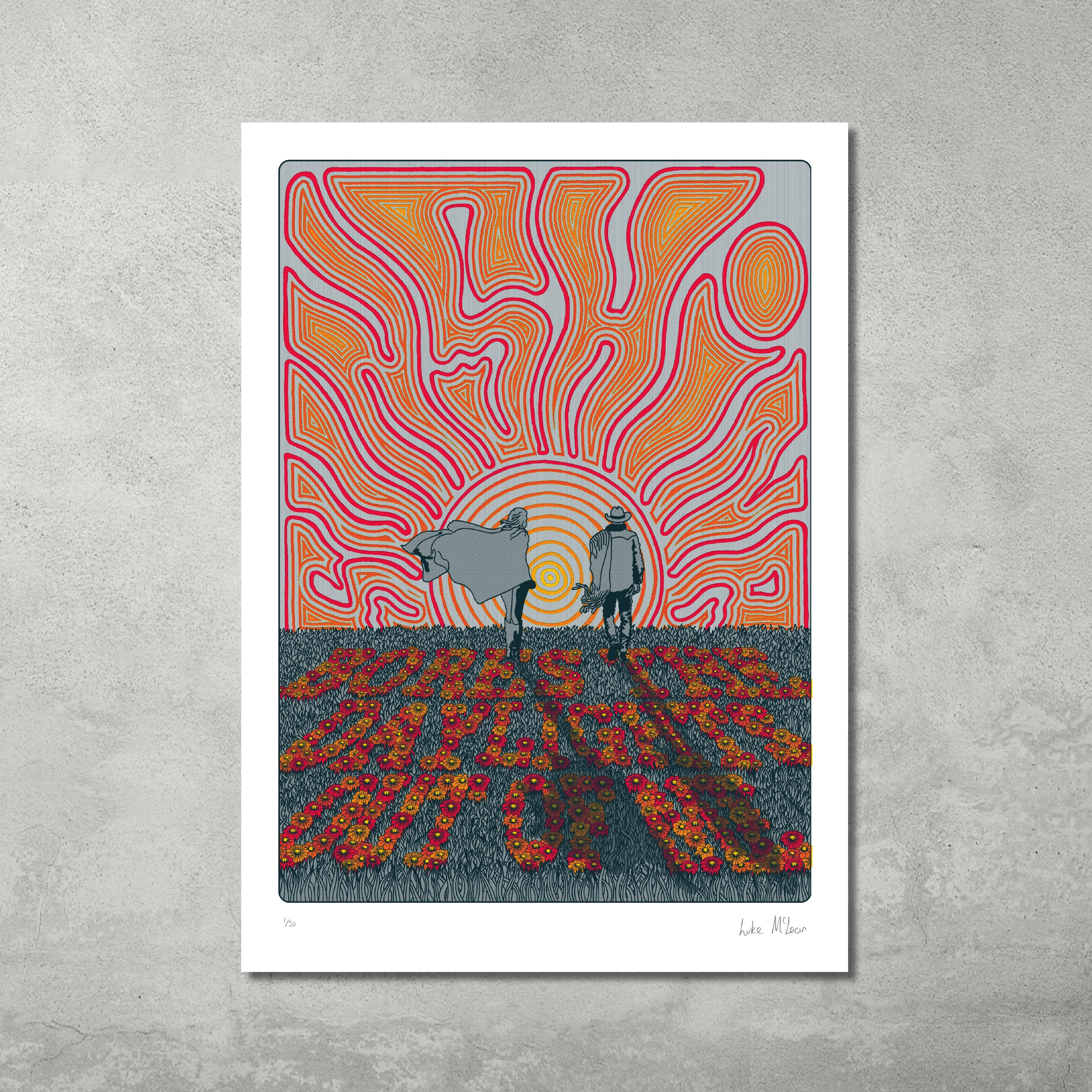 Sunshine Bores the Daylights Out of Me Print - Limited Edition of Only 50