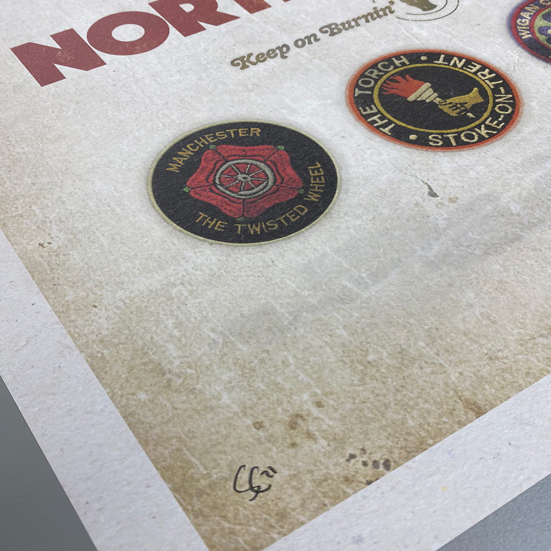 Northern Soul Posterdruck - Limitierte Auflage von nur 100