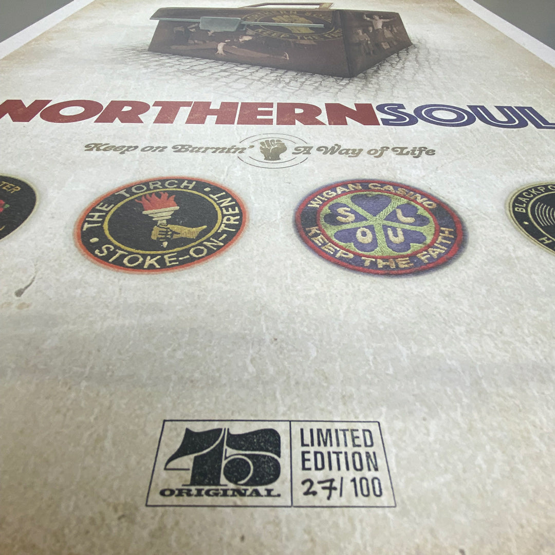 Northern Soul Posterdruck - Limitierte Auflage von nur 100