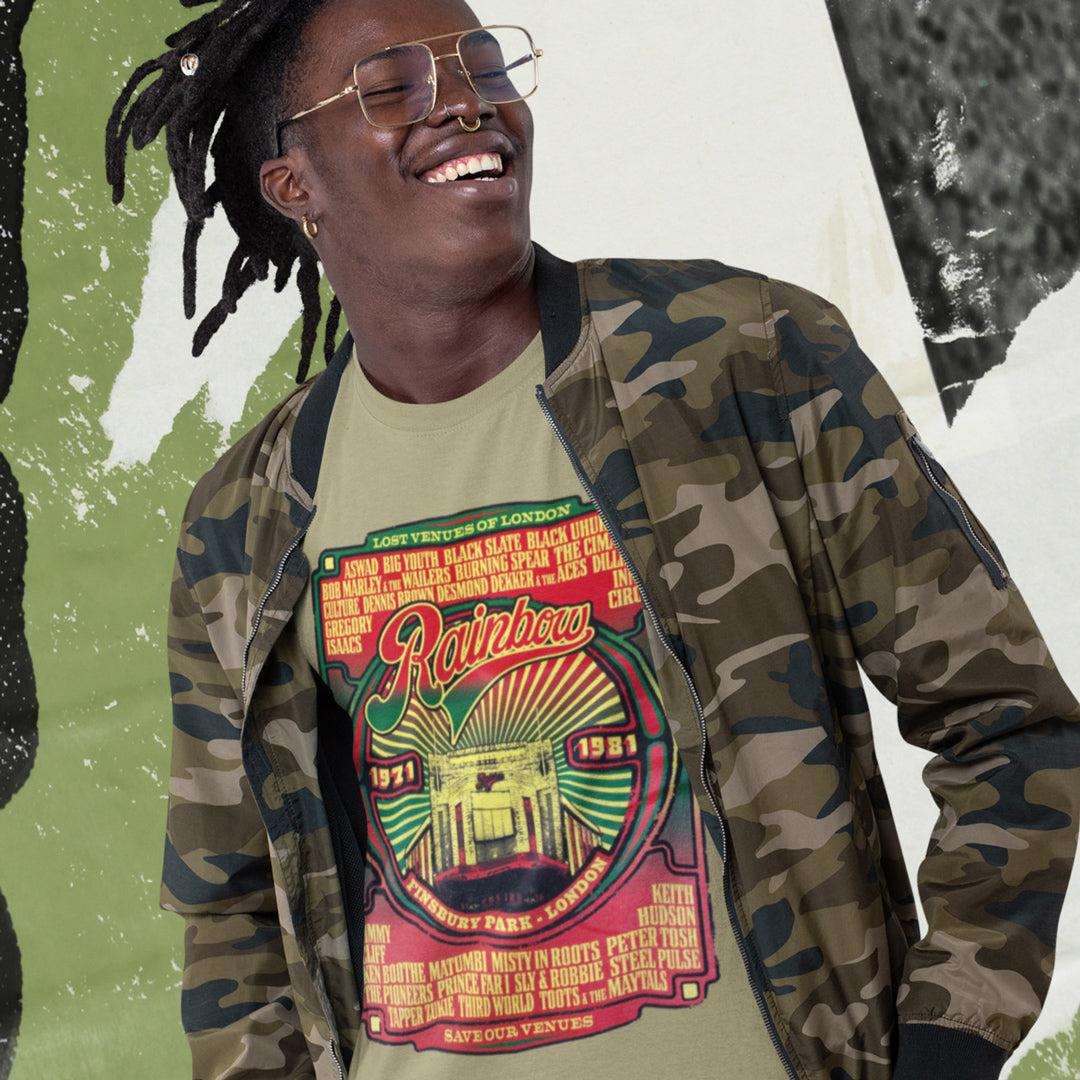 Rainbow Reggae T-Shirt, Mini Print &amp; Pass Package - Édition limitée à seulement 100 exemplaires