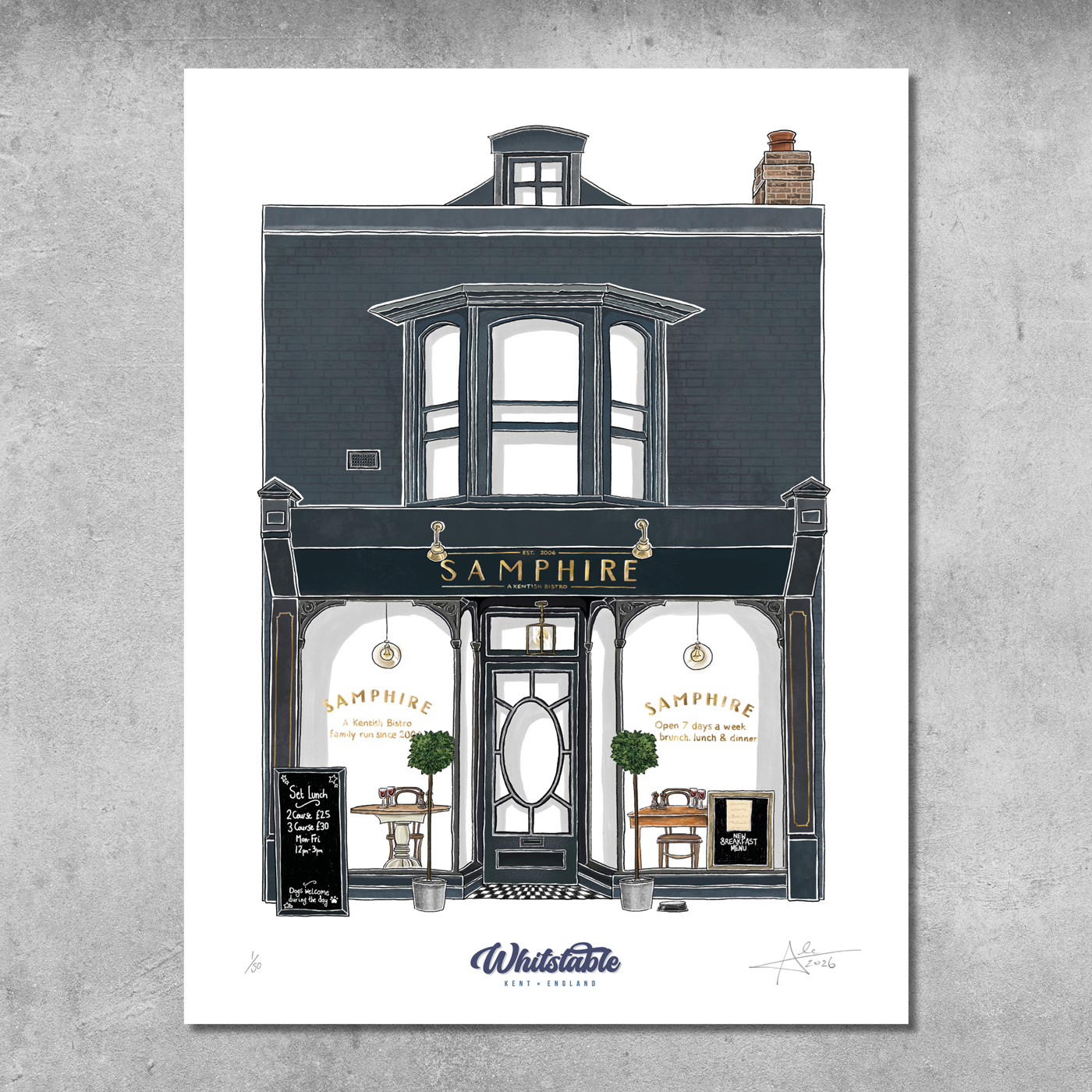 Samphire - Limited Edition of 50 - A3 Colour Prints