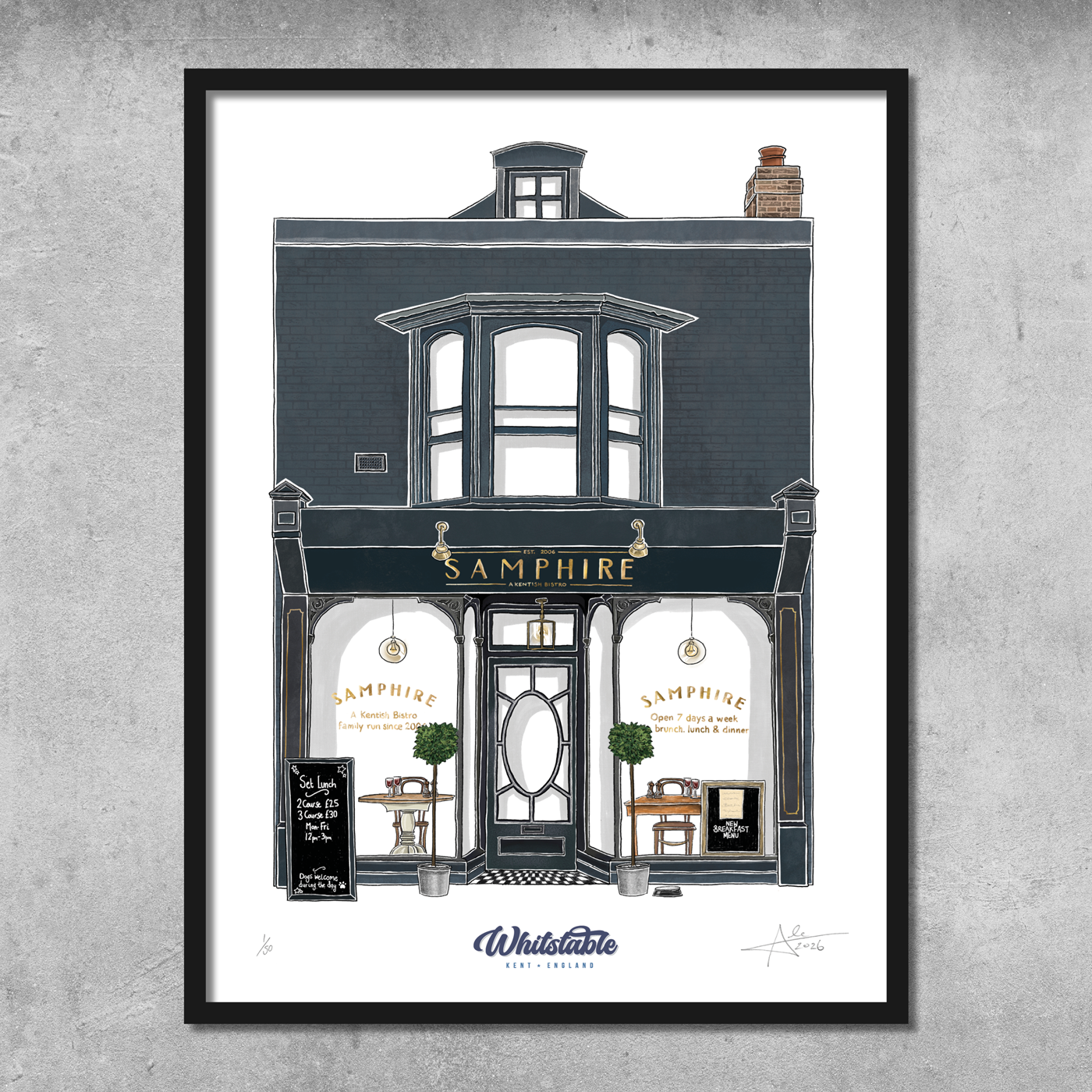 Samphire - Limited Edition of 50 - A3 Colour Prints