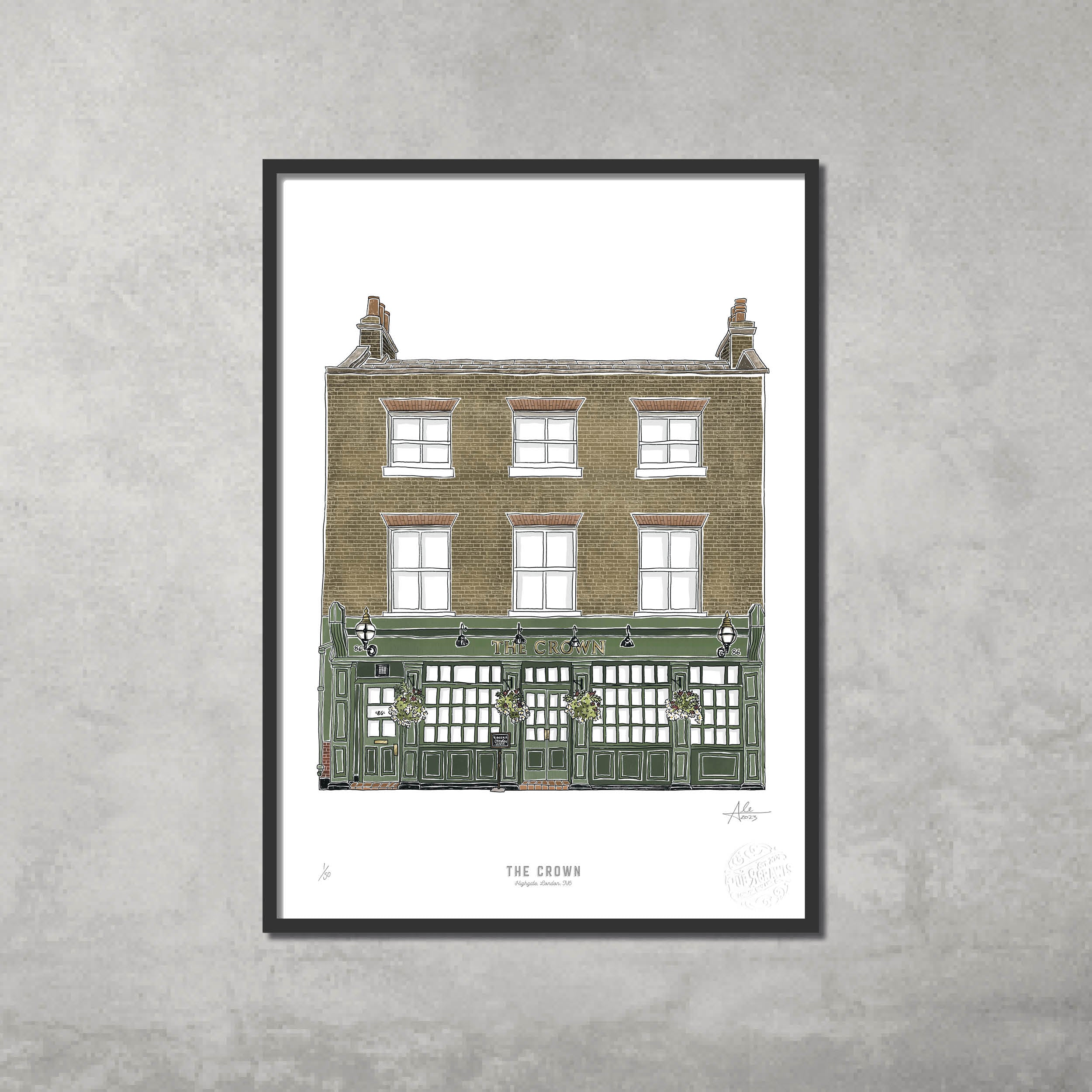 The Crown – Limited Edition of 50 – A3 Colour Prints