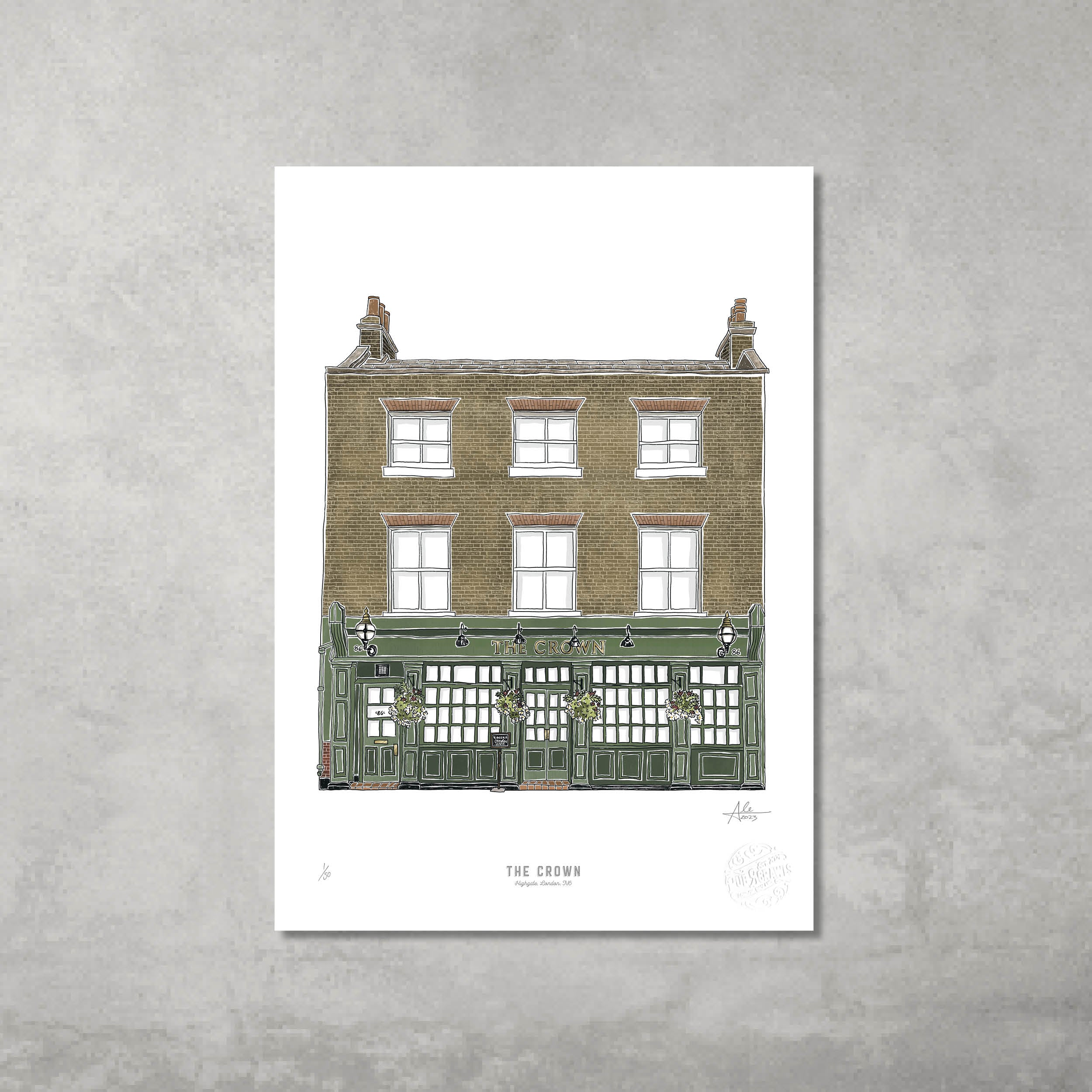 The Crown – Limited Edition of 50 – A3 Colour Prints