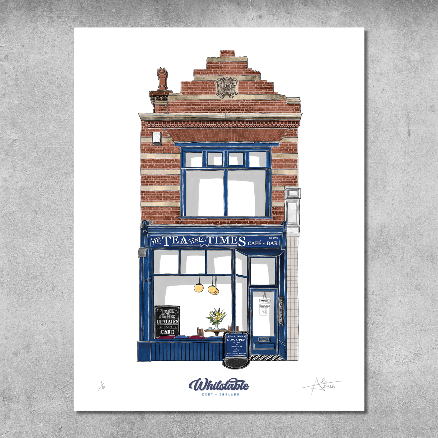 Tea & Times - Limited Edition of 50 – A3 Colour Prints