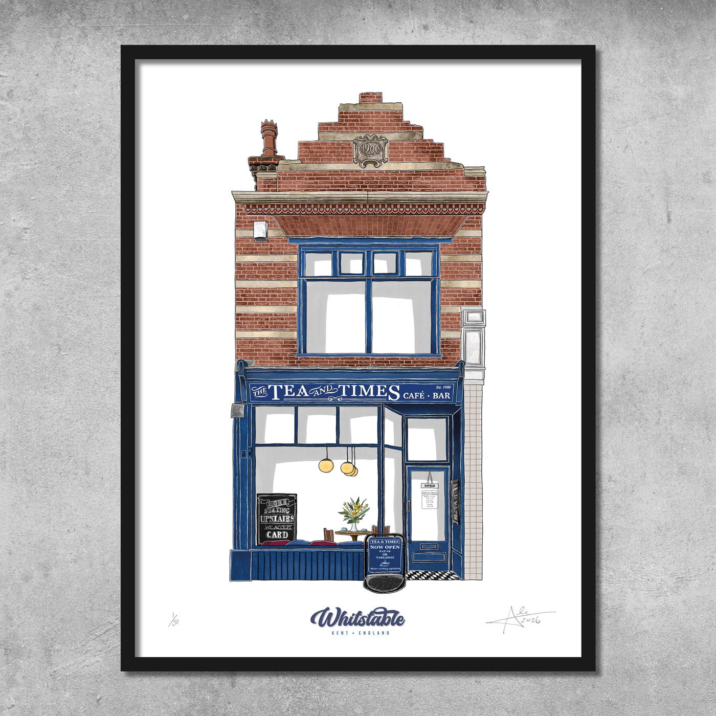 Tea & Times - Limited Edition of 50 – A3 Colour Prints