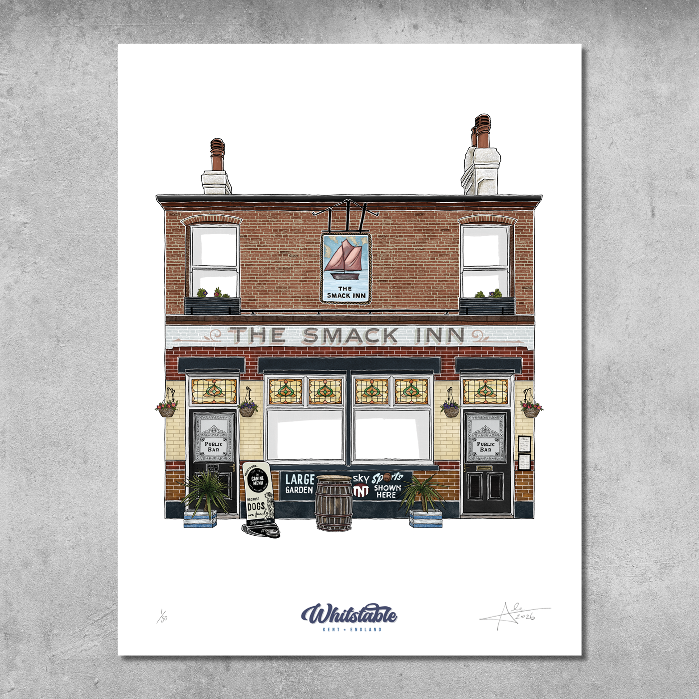 The Smack Inn - Limited Edition of 50 - A3 Colour Prints