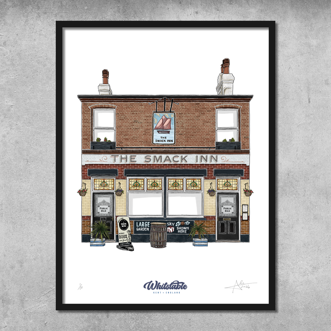 The Smack Inn - Limited Edition of 50 - A3 Colour Prints